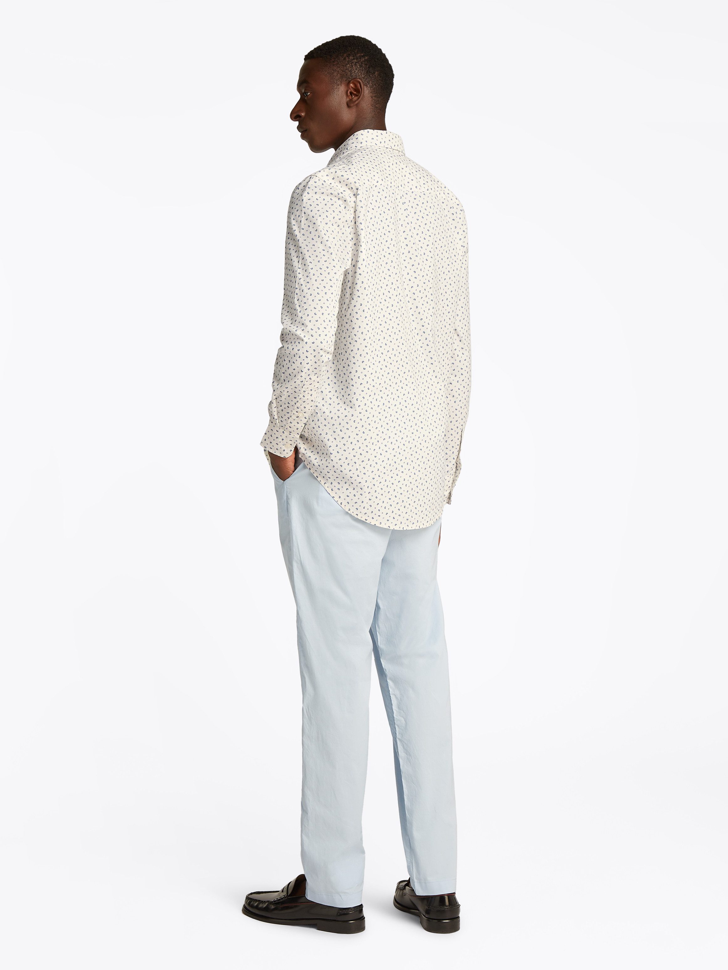 Tommy Hilfiger Overhemd met lange mouwen FLEX POPLIN AOP SF SHIRT