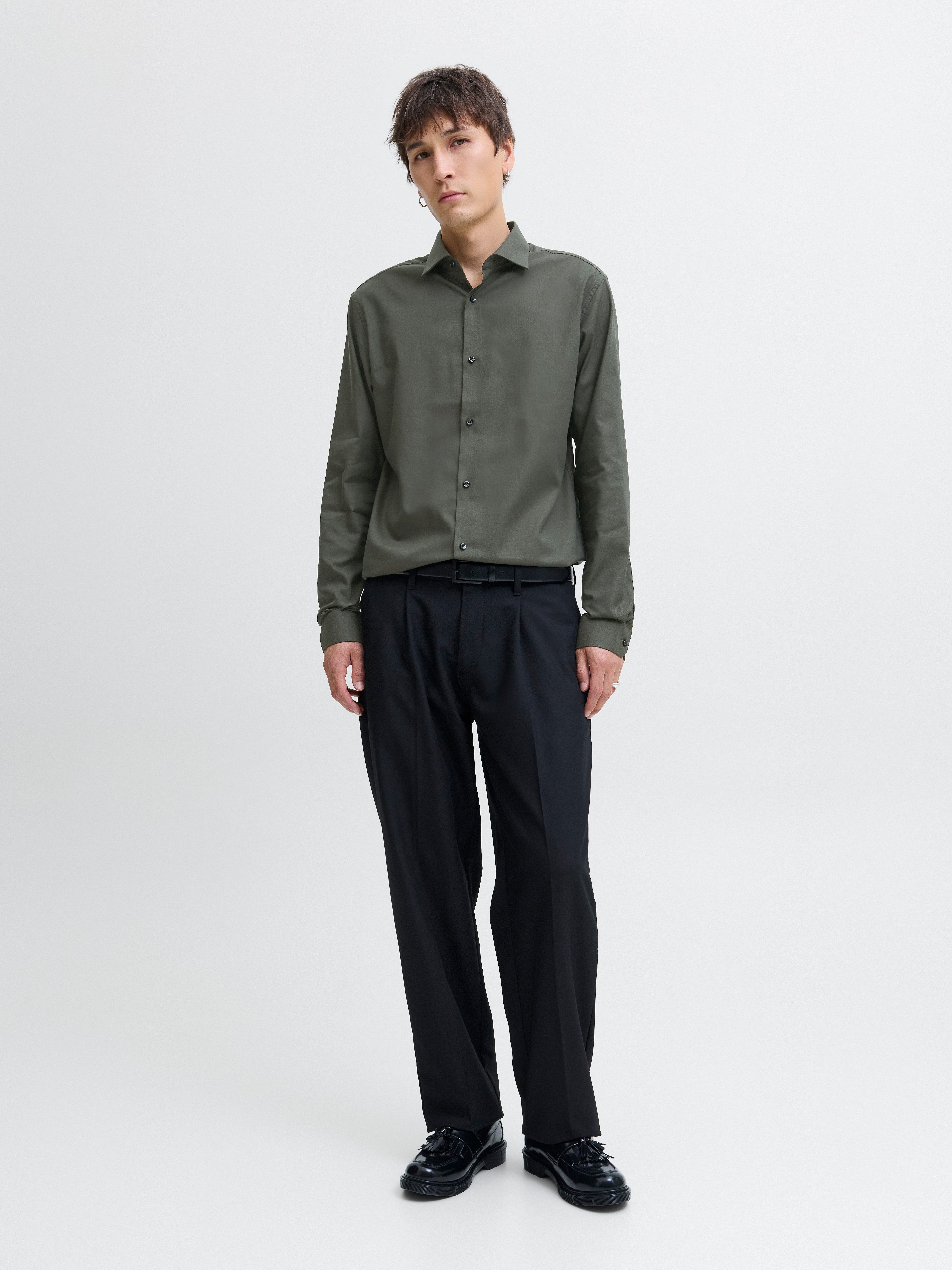 Jack & Jones Overhemd met lange mouwen JPRBLAPARKER Slim Fit overhemd, ademend, ideaal voor dagelijks gebruik