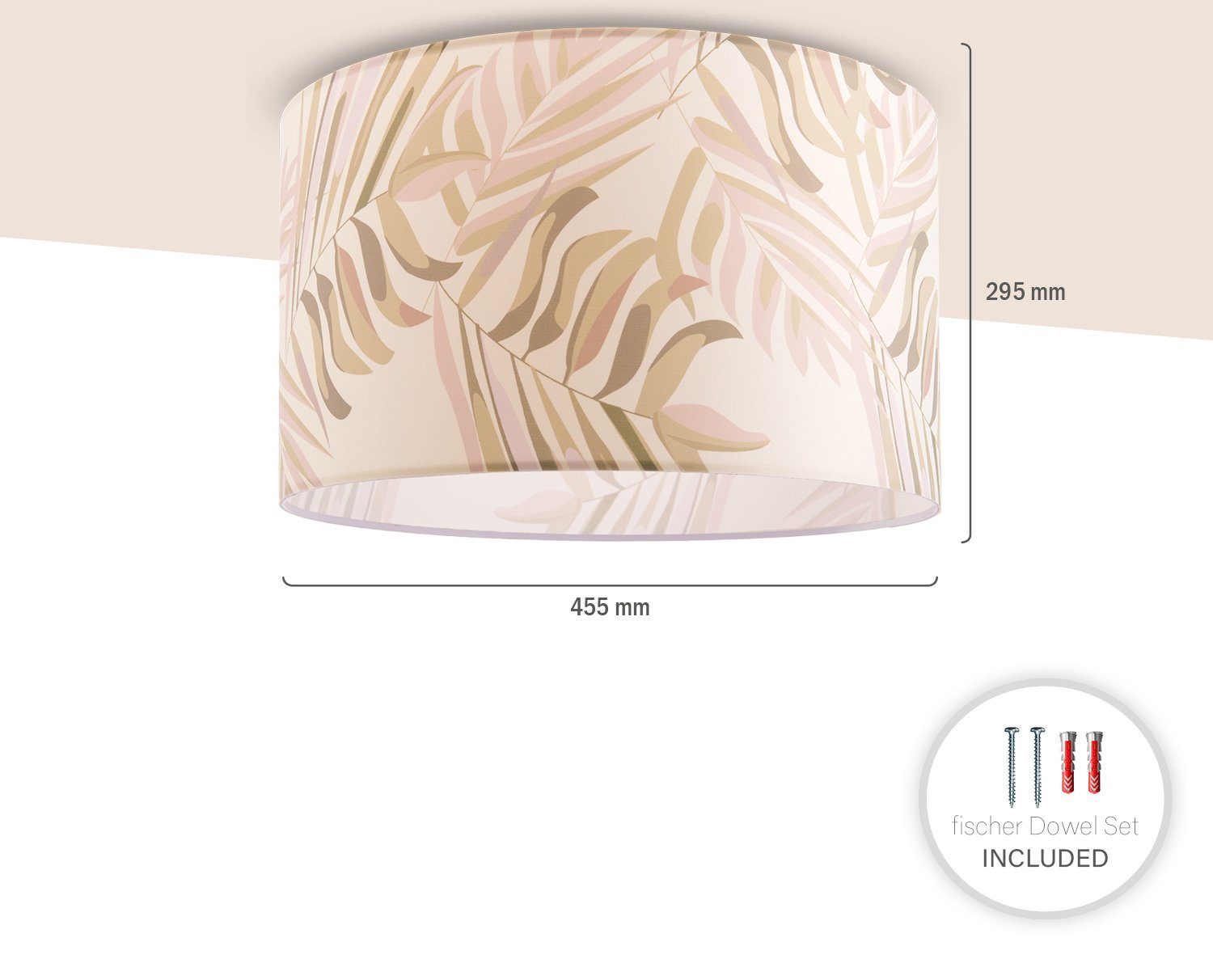 Paco Home Plafondlamp Kuba 126 Woonkamer eettafel plafondlamp slaapkamer palm