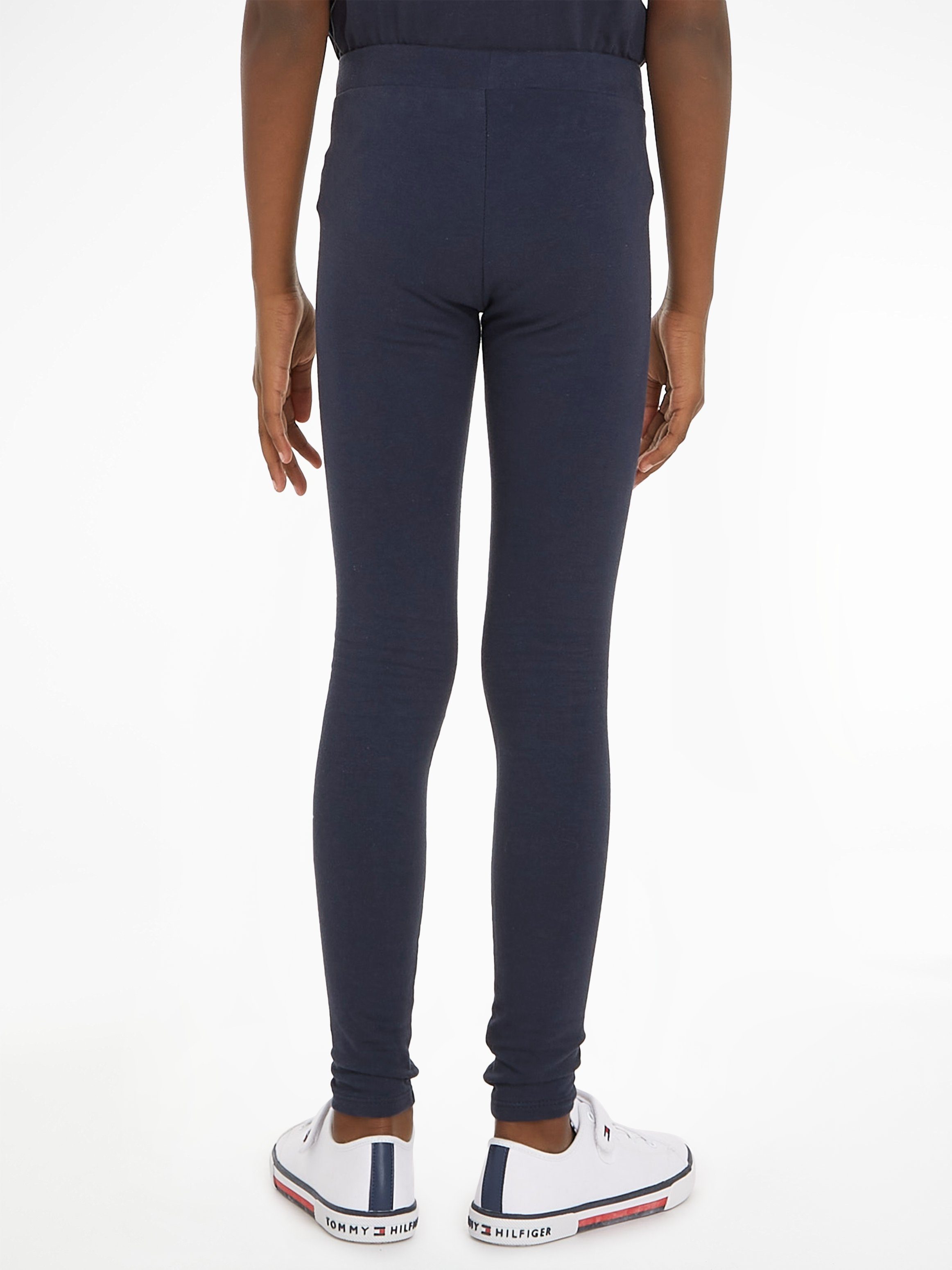 Tommy Hilfiger Legging ESSENTIAL LEGGING met tommy hilfiger logo-opdruk op het linkerbeen