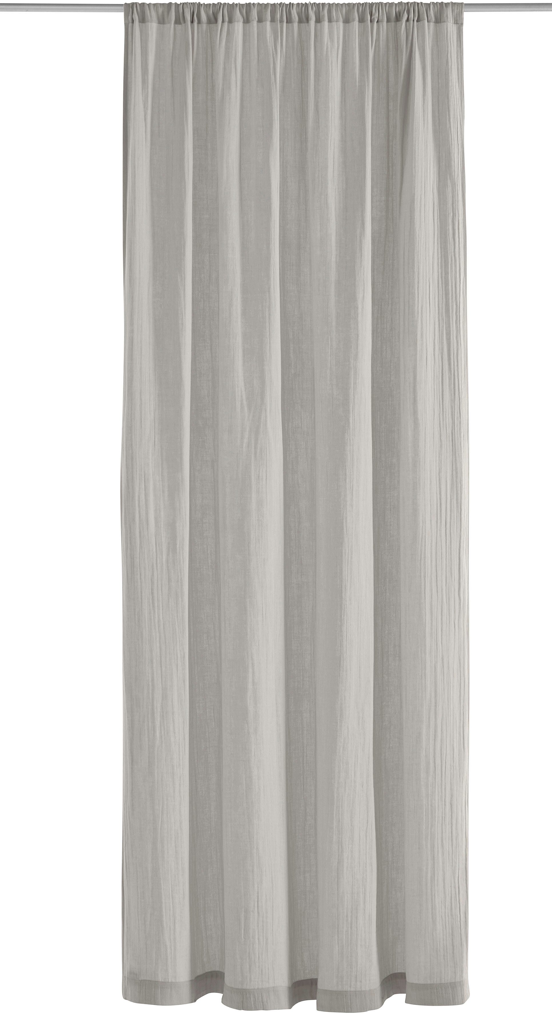 LeGer Home by Lena Gercke Gordijn Hevin, mousseline gordijn, ondoorzichtige vitrage natuurlijke, moderne gordijn in mooie mousseline-look (1 stuk)