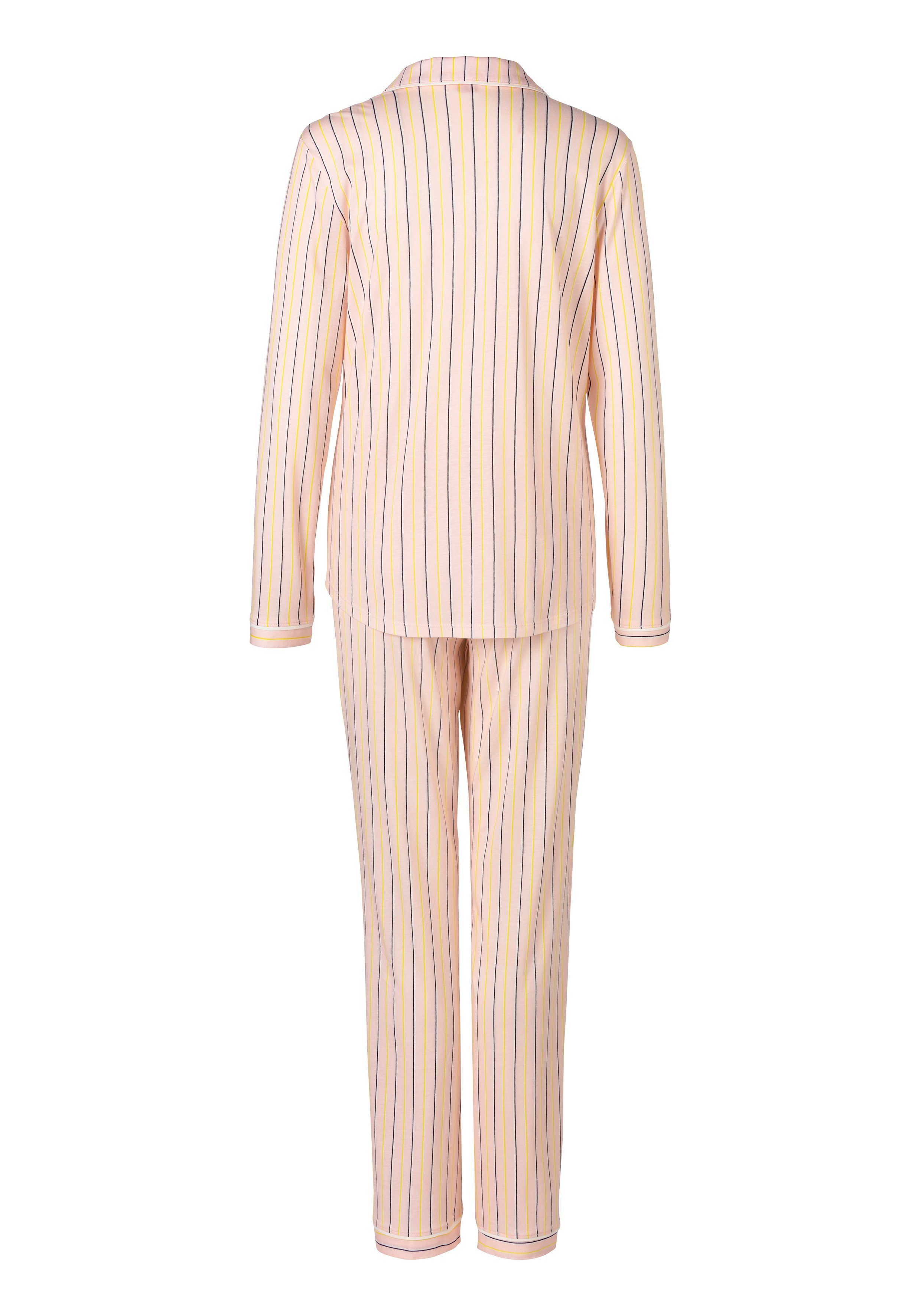 s.Oliver RED LABEL Beachwear Pyjama klassiek streepdesign (2-delig)