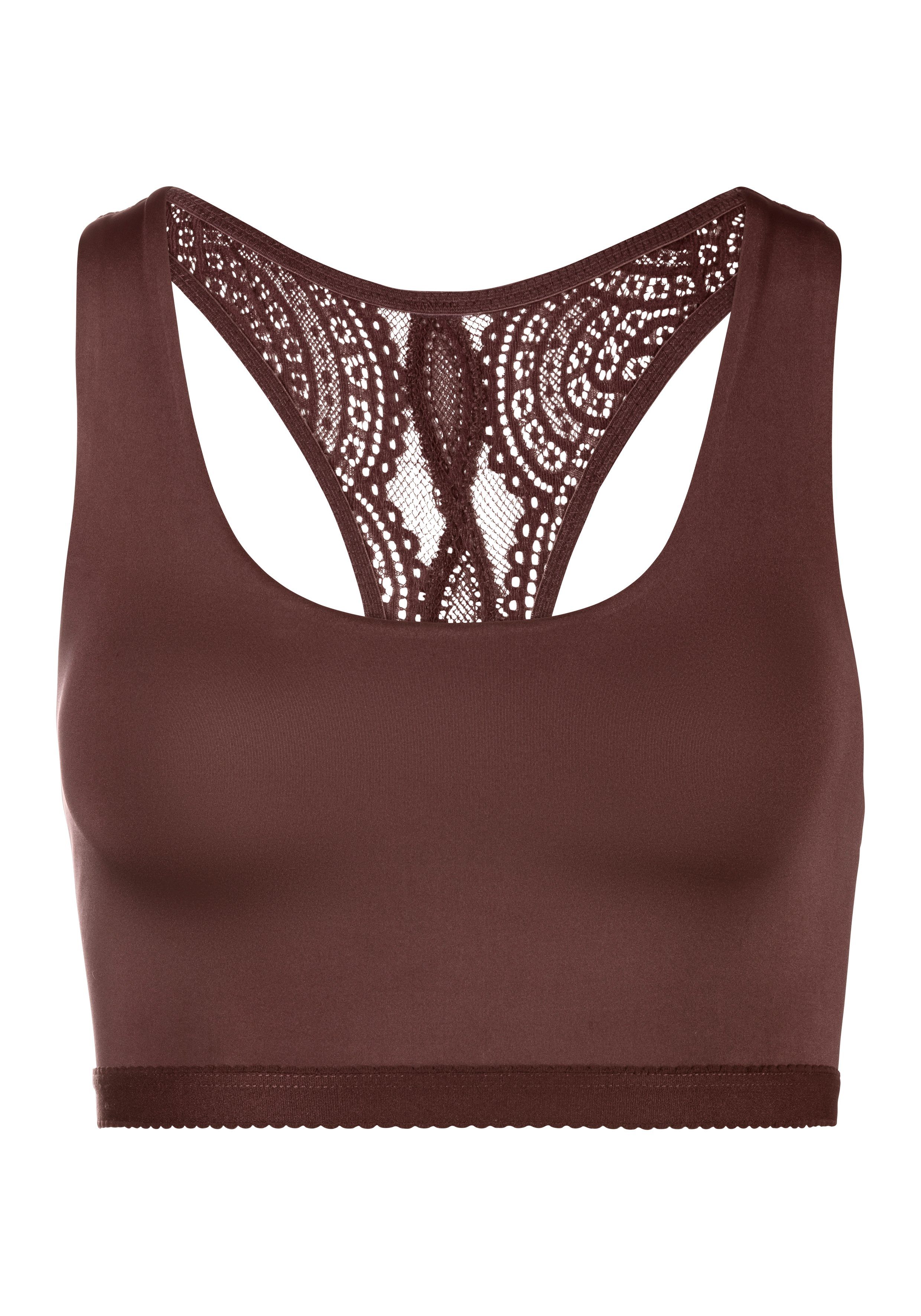 Lascana Bustier met racerback en fijne kant