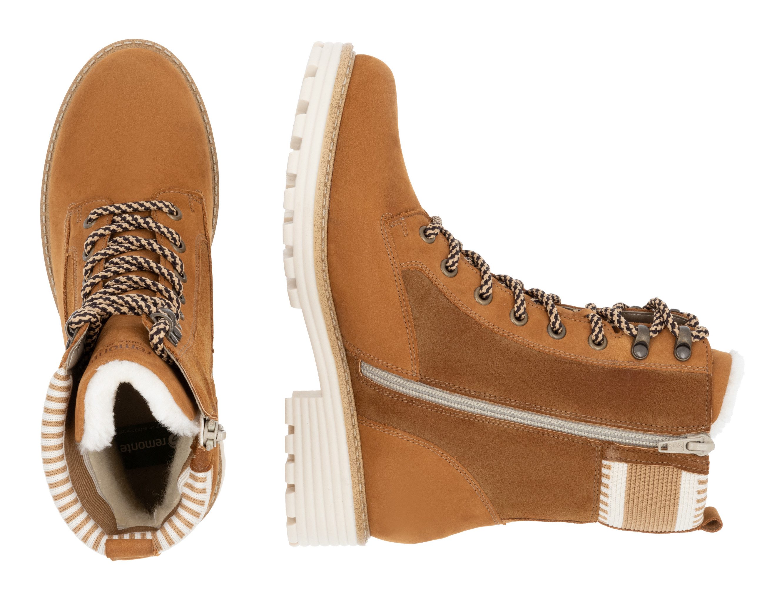 Remonte Winterlaarzen Elisabeth Hurley-Collection , veterschoenen, veterschoenen met waterafstotende tex-membraan