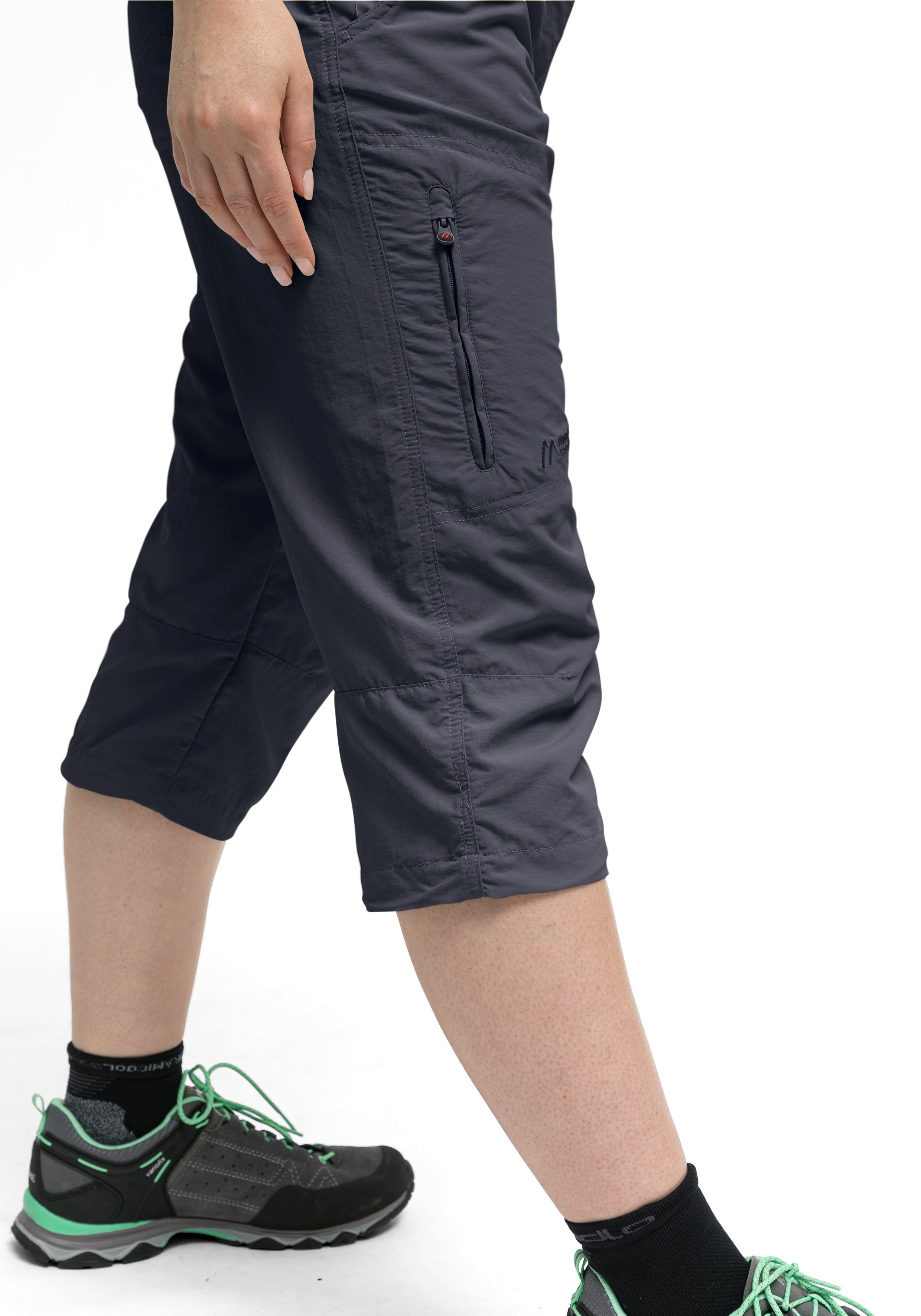 Maier Sports Capribroek Neckar Robuuste functionele broek in caprilengte, ideaal voor het wandelen
