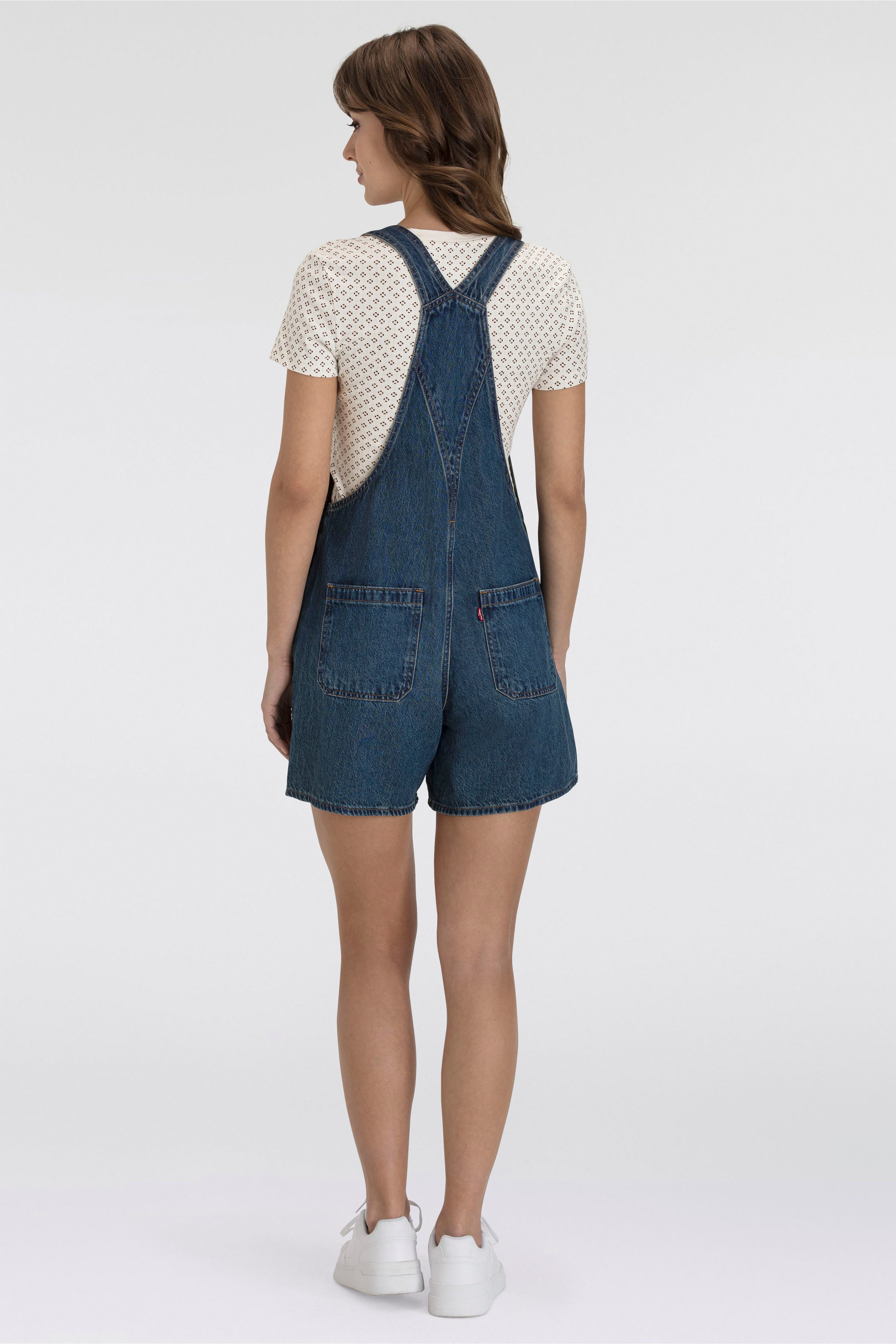 Levi's® Tuinbroek UTILITY SHORTALL in five-pocketsstijl