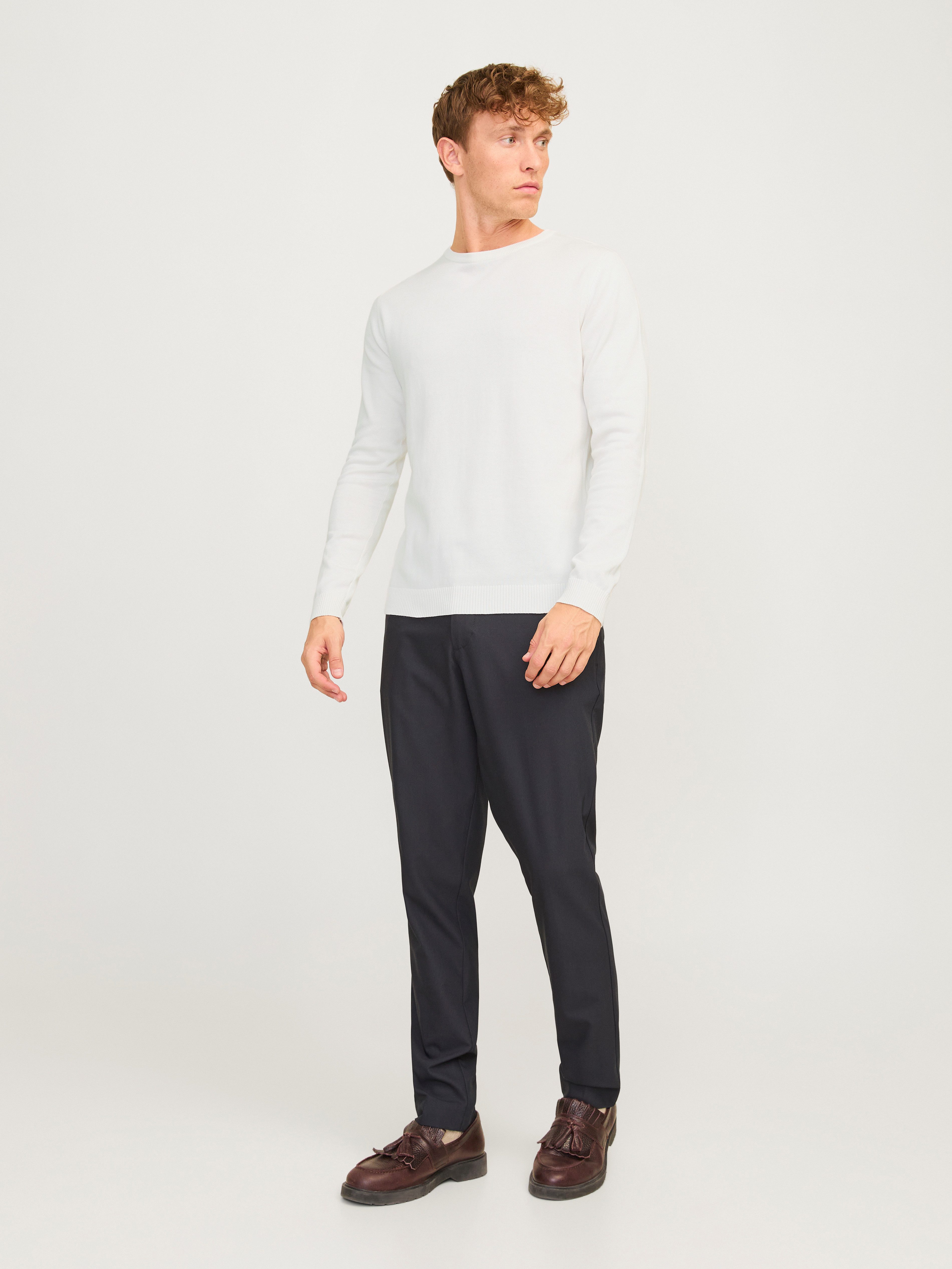 Jack & Jones Trui met ronde hals JJEBASIC KNIT CREW NECK NOOS