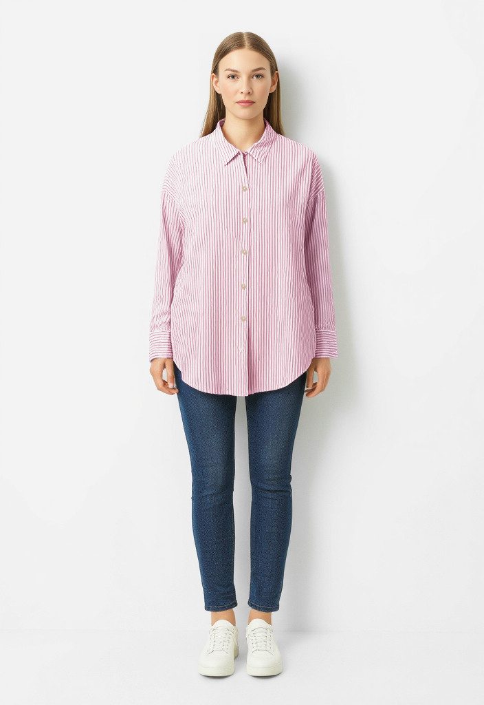 Vero Moda Blouse met lange mouwen VMNORA LS OVERSIZE SHIRT WVN GA NOOS