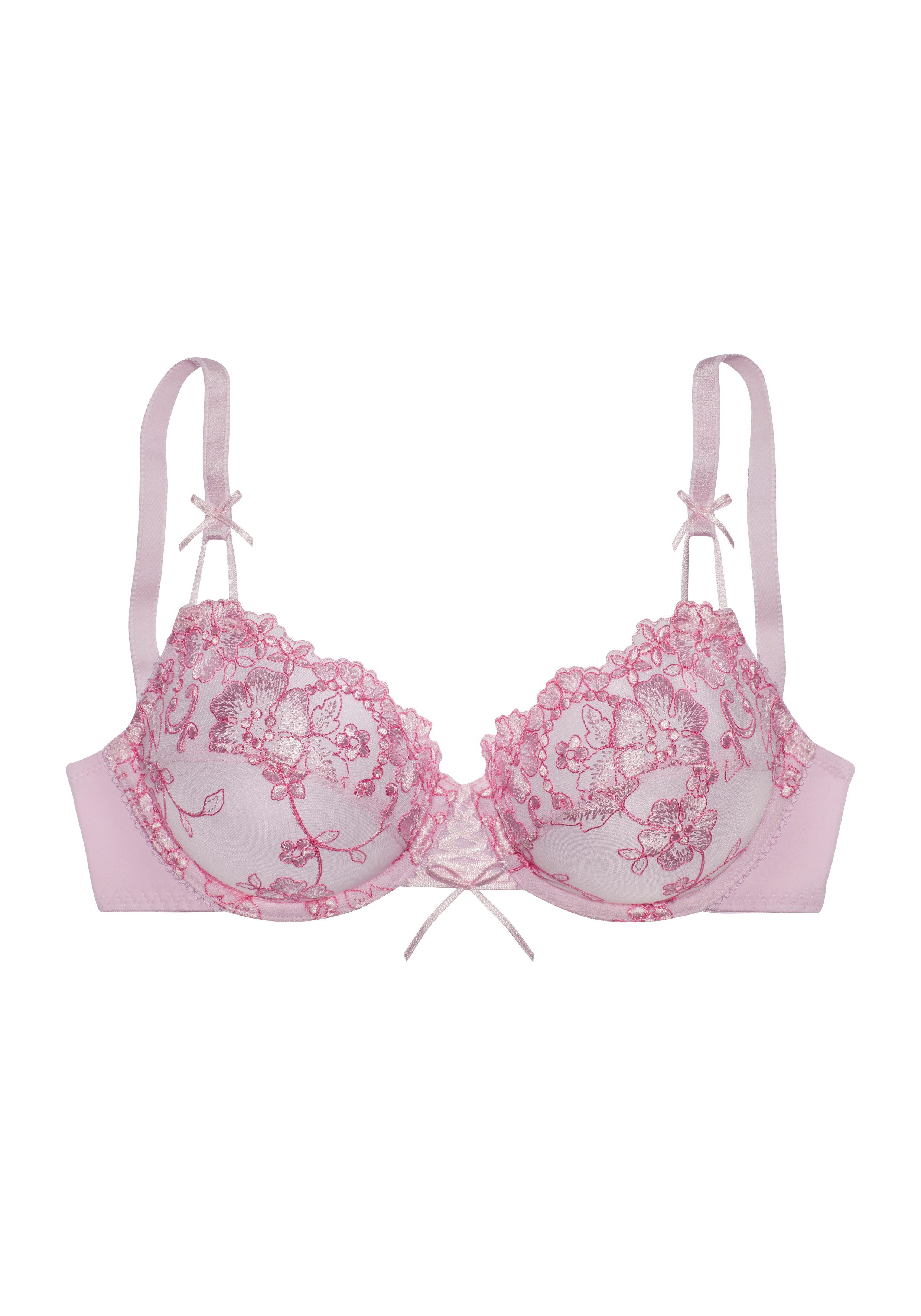 Lascana Beugel-bh WANDA met siersluiting en borduurkant, dessous