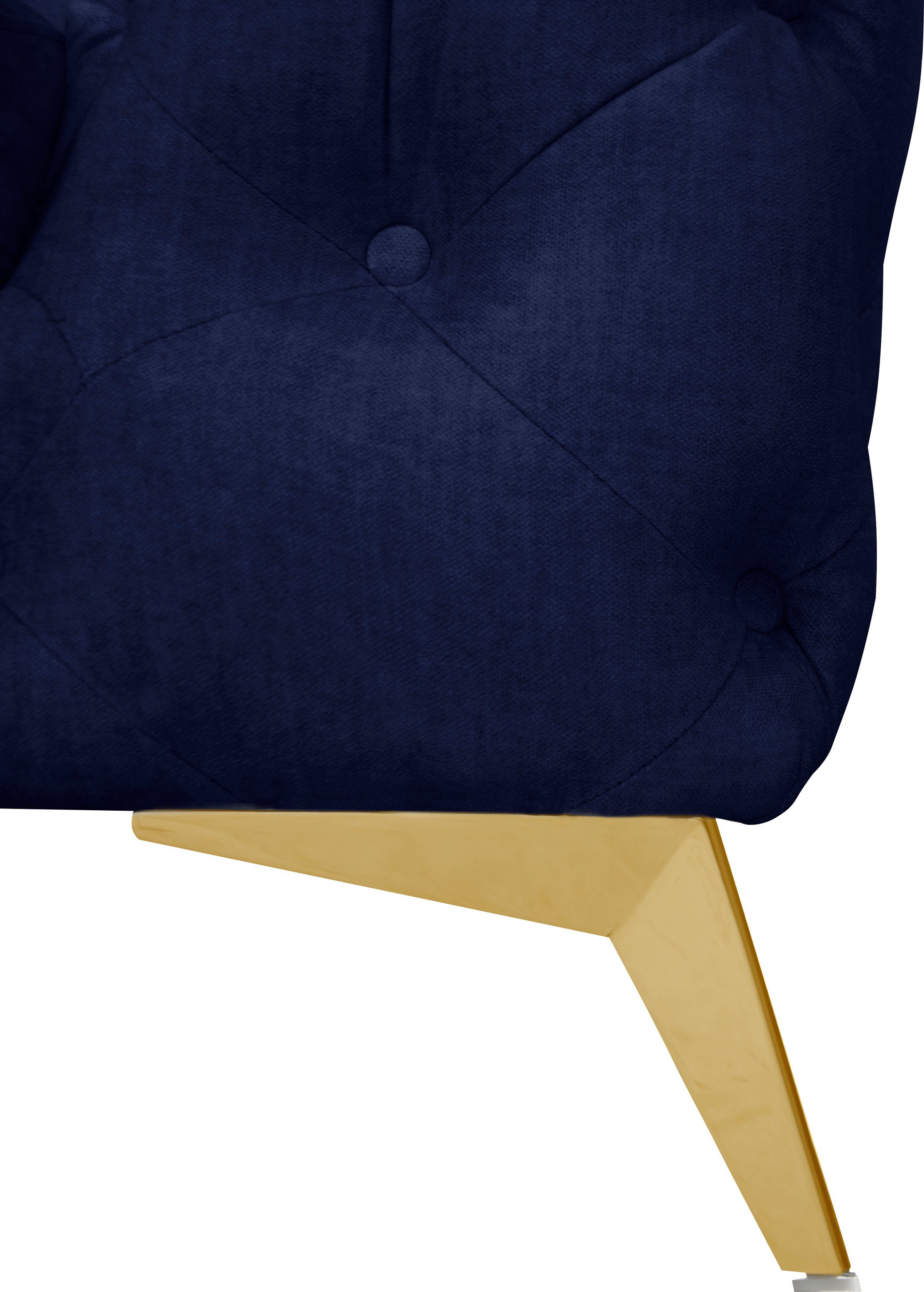 Leonique Chesterfield-bank Glynis luxueuze capitonnage, moderne chesterfield look, kleur van de poten ter keuze
