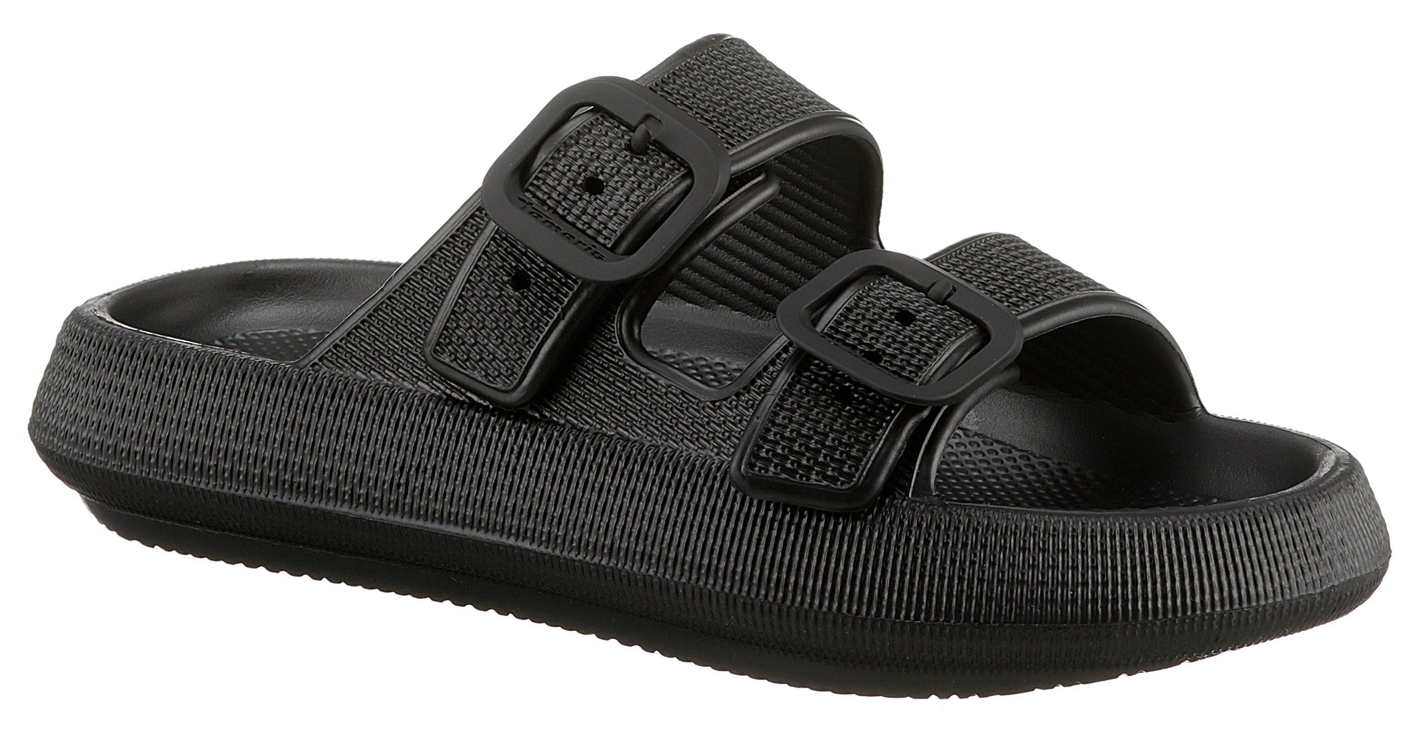 Tamaris Slippers Core plateau, zomerschoen, slippers, badschoen, comfortabele vorm