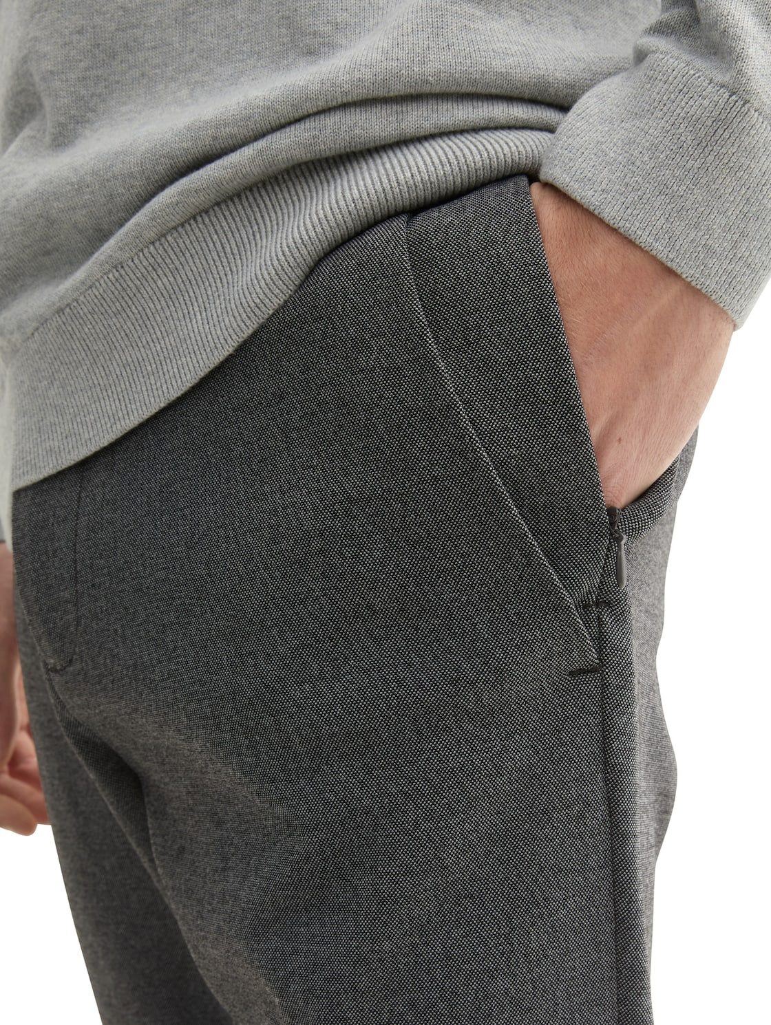 Tom Tailor Chino slim met viscose en stretch
