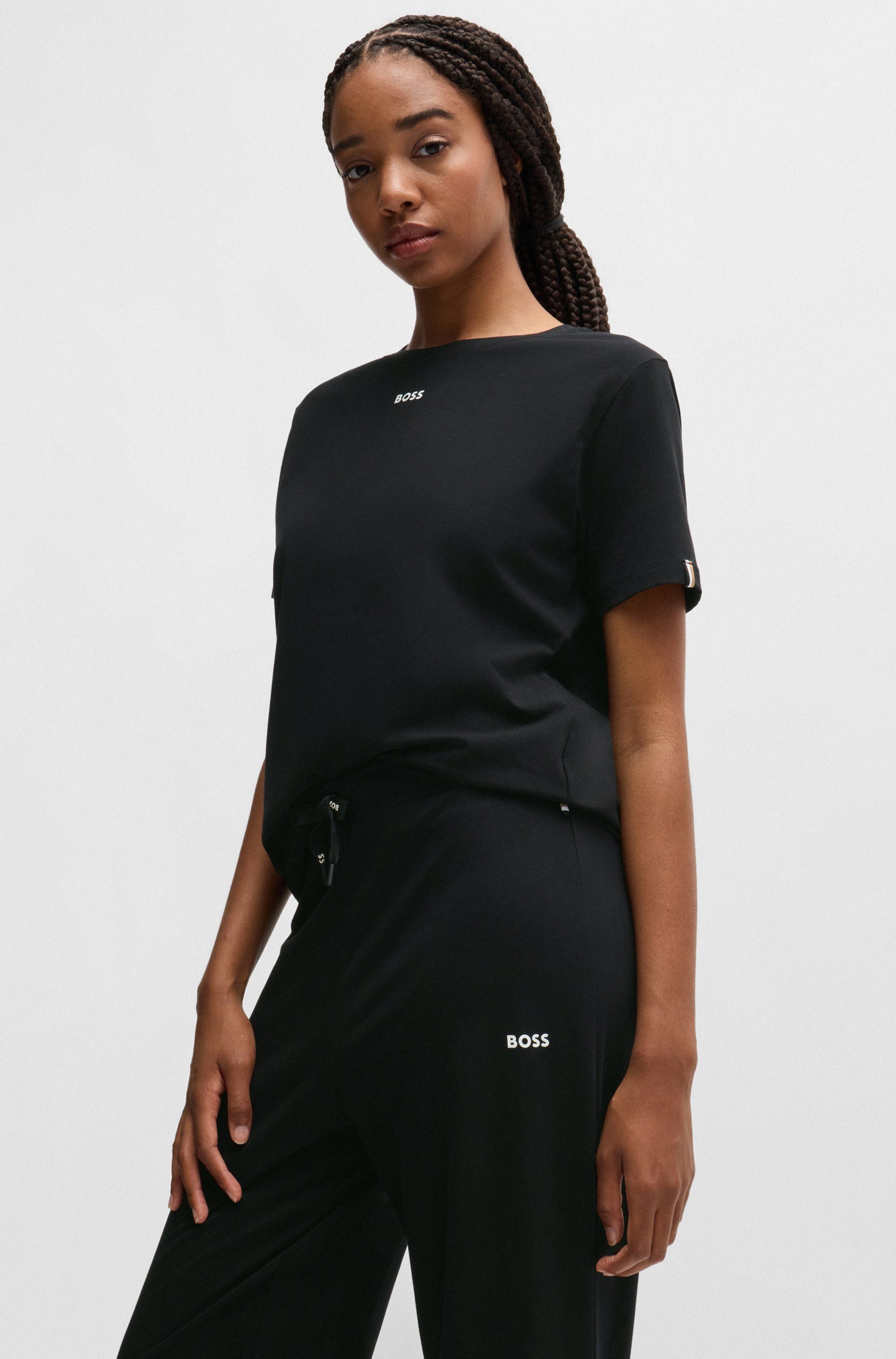 BOSS Pyjamabroek CI_Pants met boss logo-opdruk