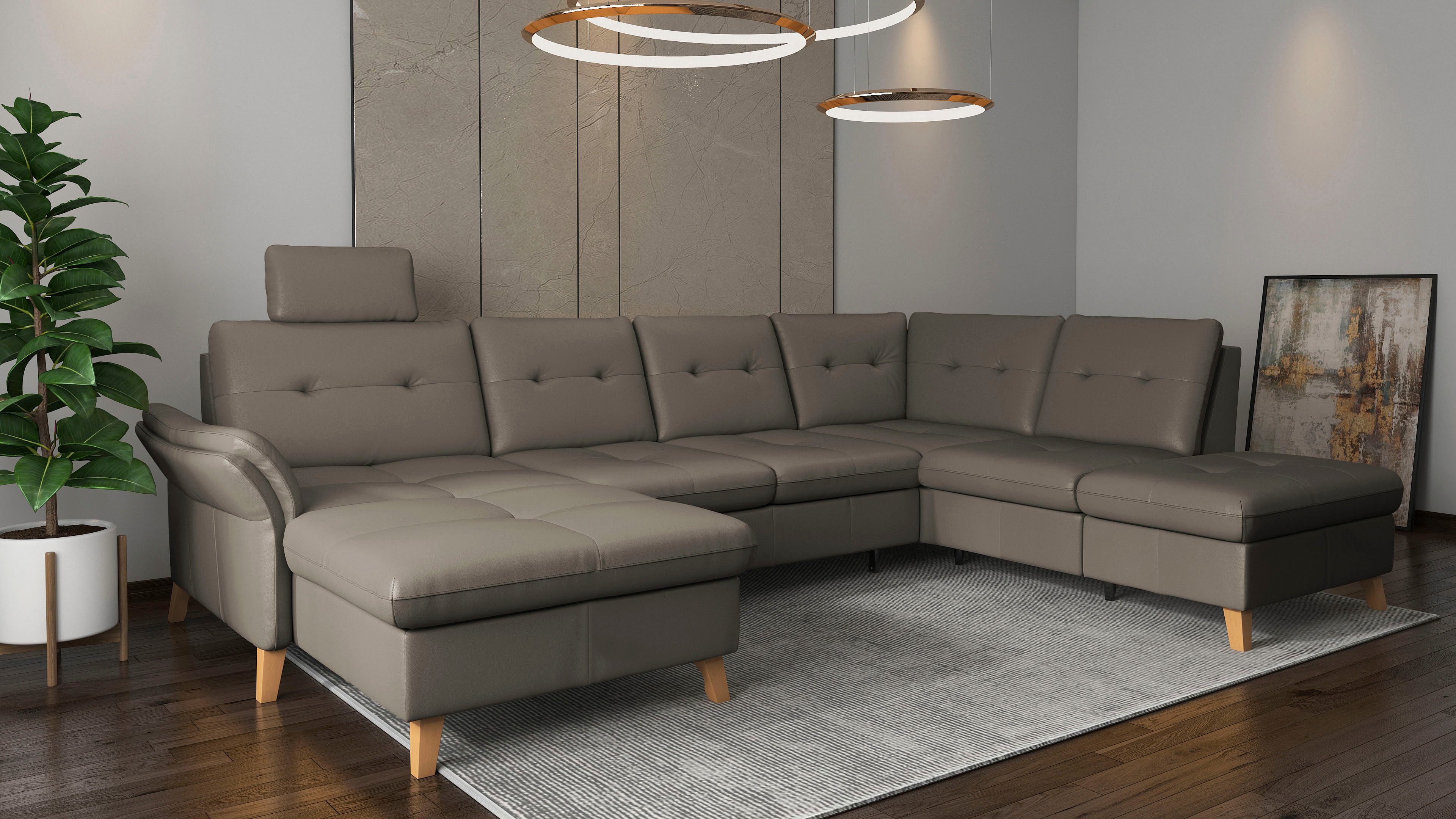 sit&more Zithoek Göteborg inclusief zitdiepteverstelling, optioneel met bedfunctie & bedlade