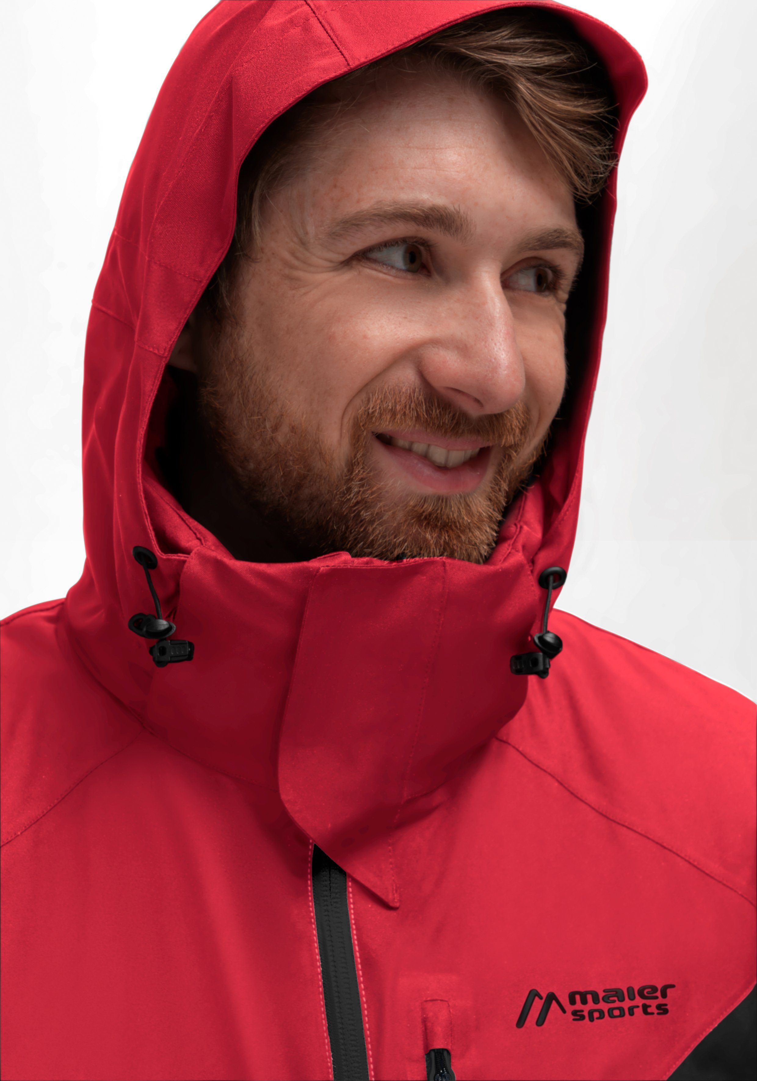 Maier Sports Ski-jack Pajares Heren winterjas, wind- en waterdicht, 4 ritszakken, regular fit