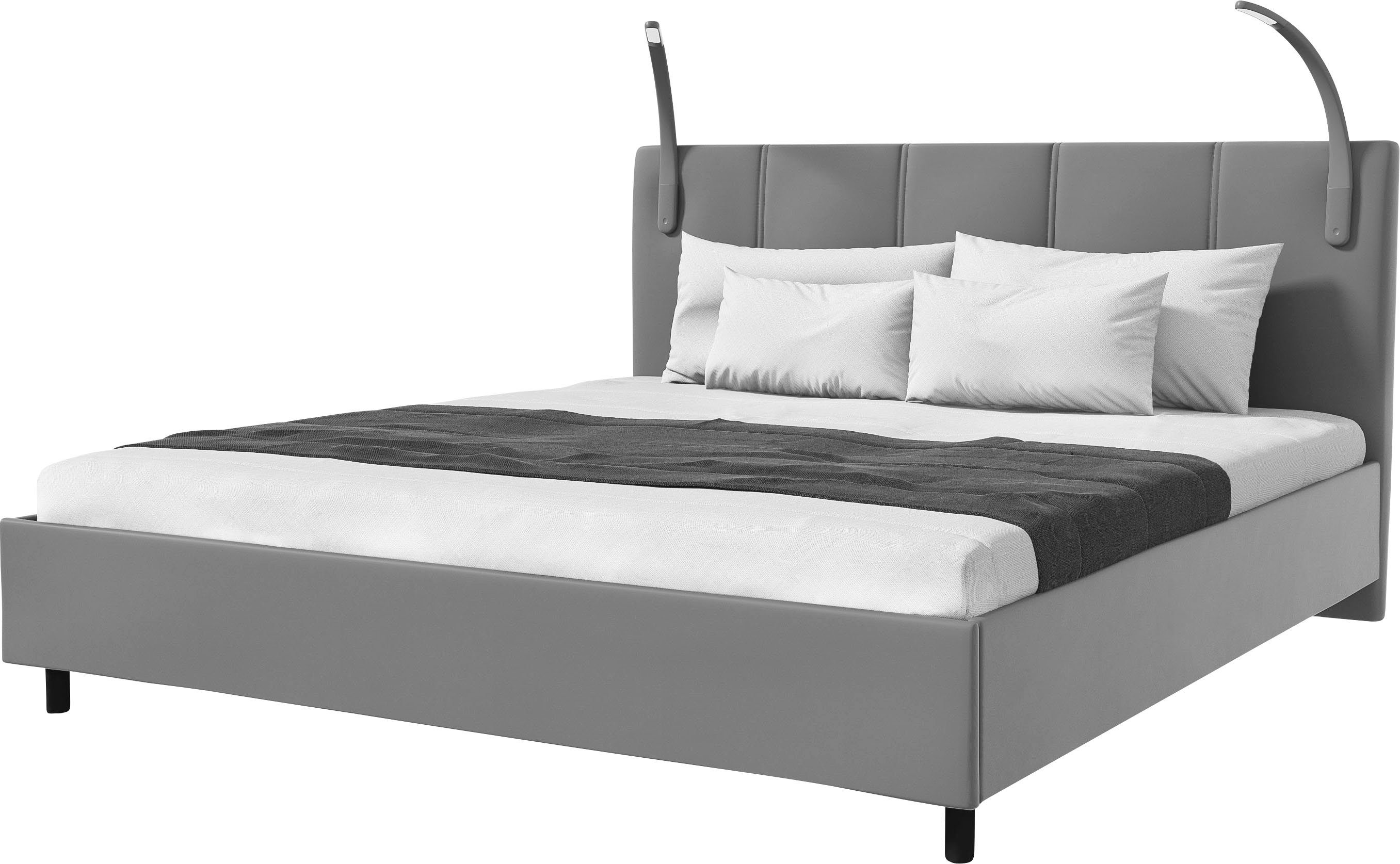 Westfalia Polsterbetten Gestoffeerd bed met ledverlichting