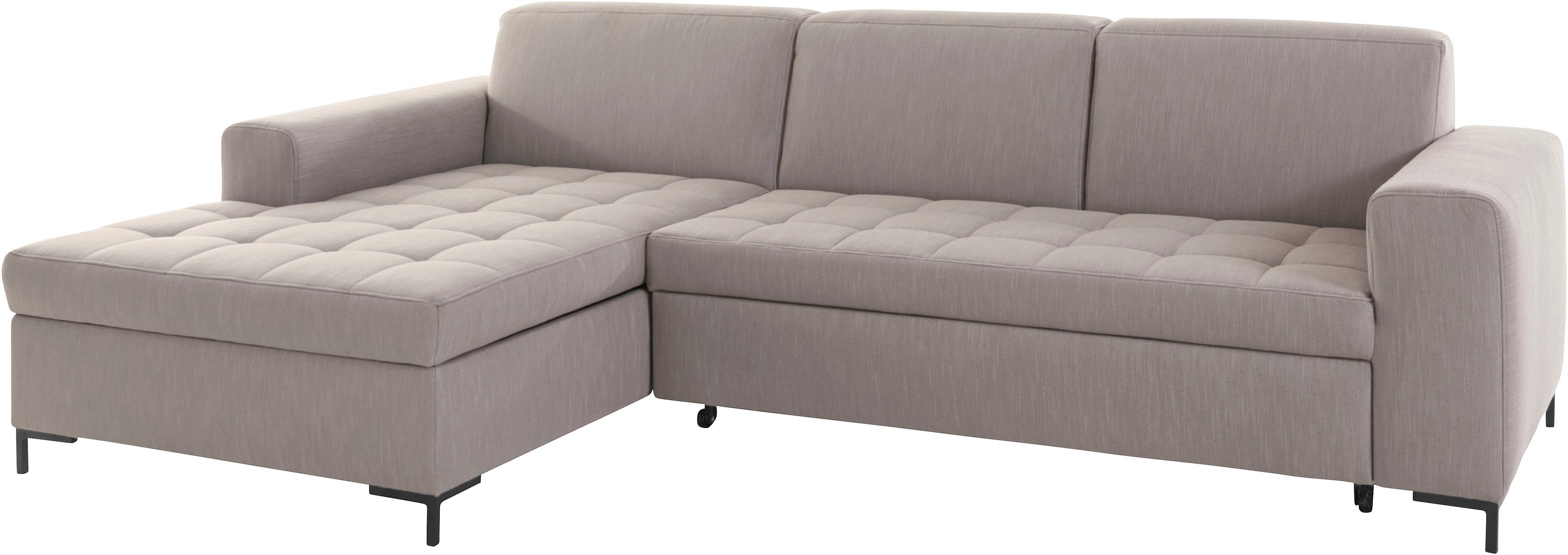 OTTO products Hoekbank Grazzo, tijdloos & elegant, moderne zittinghechting, Breedte 266cm, L-vorm