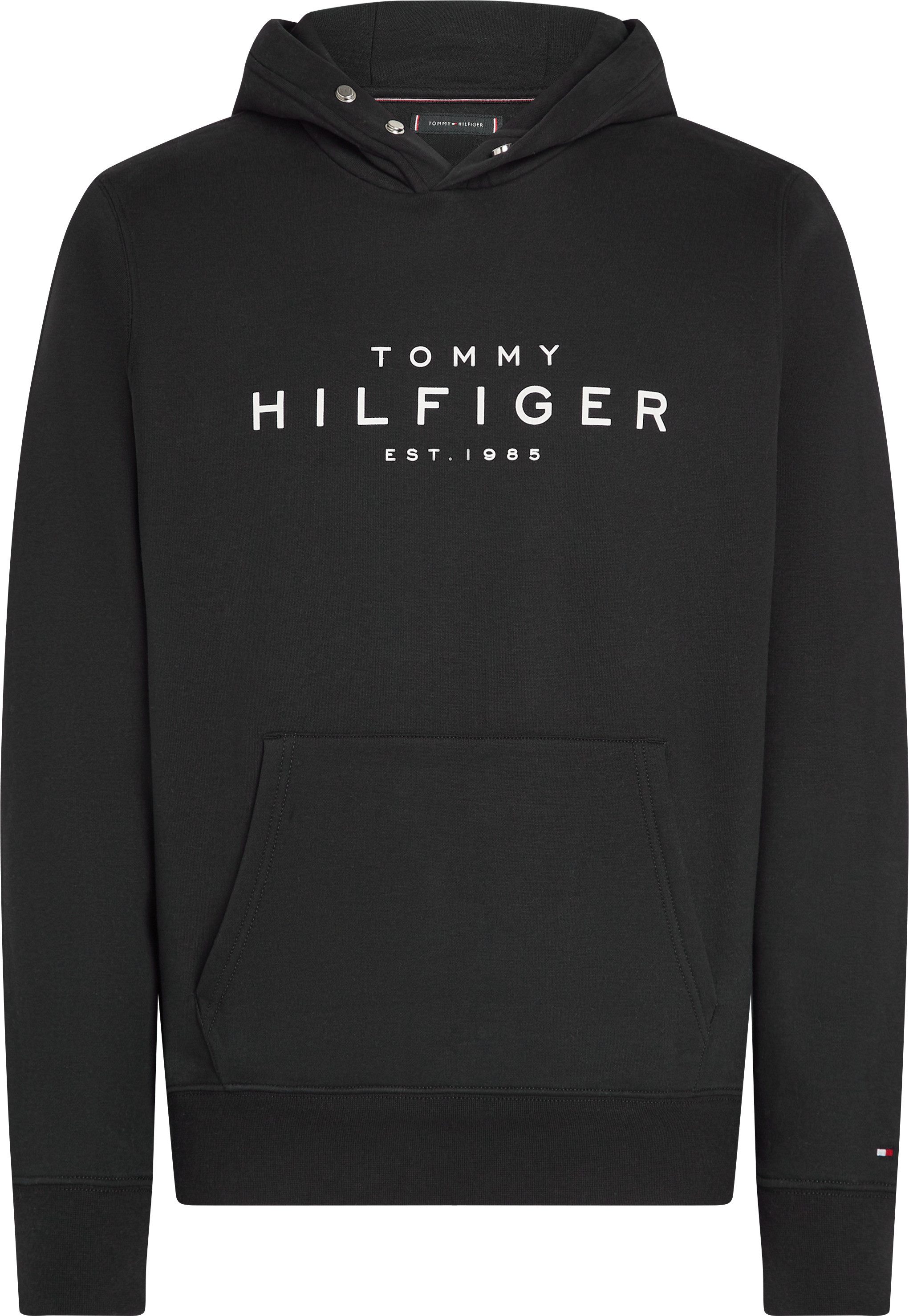 Tommy Hilfiger Sweatshirt BT-TOMMY HILFIGER HOODY-B in grote maten, logoborduring