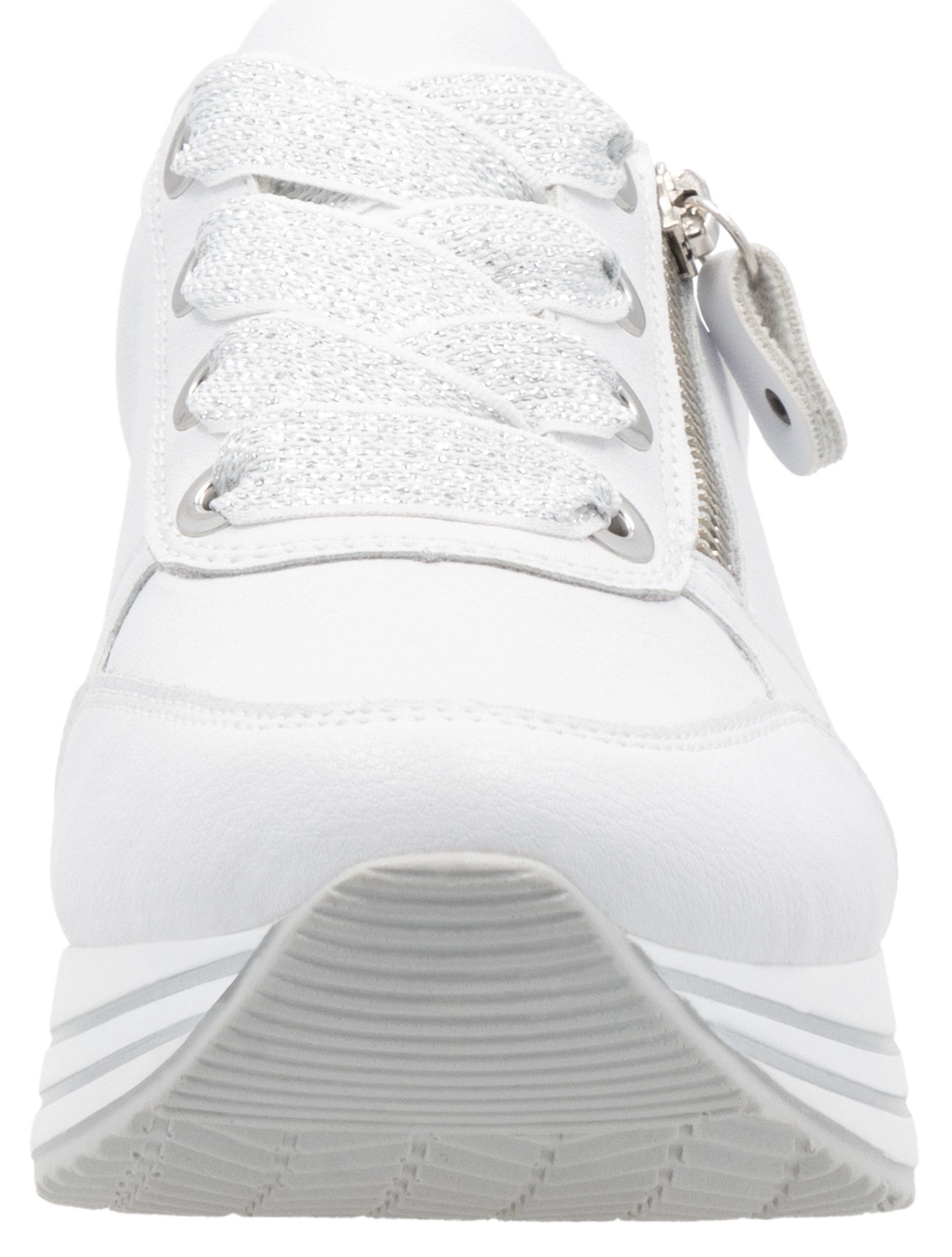 Remonte Plateausneakers , vrijetijdsschoen, halfschoen, veterschoen met gepolsterde schacht