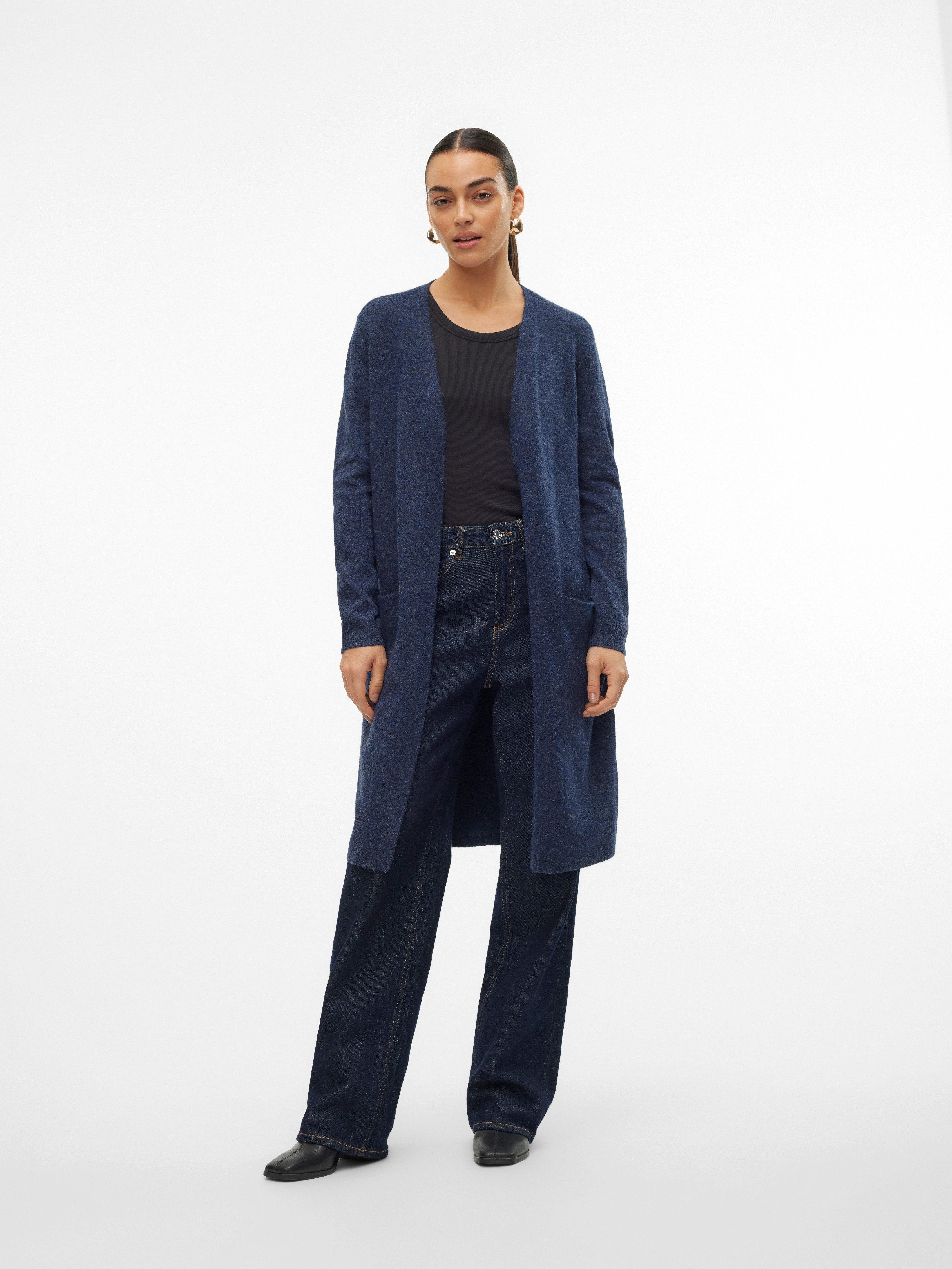 Vero Moda Vest VMDOFFY LS LONG OPEN CARDIGAN GA NOOS