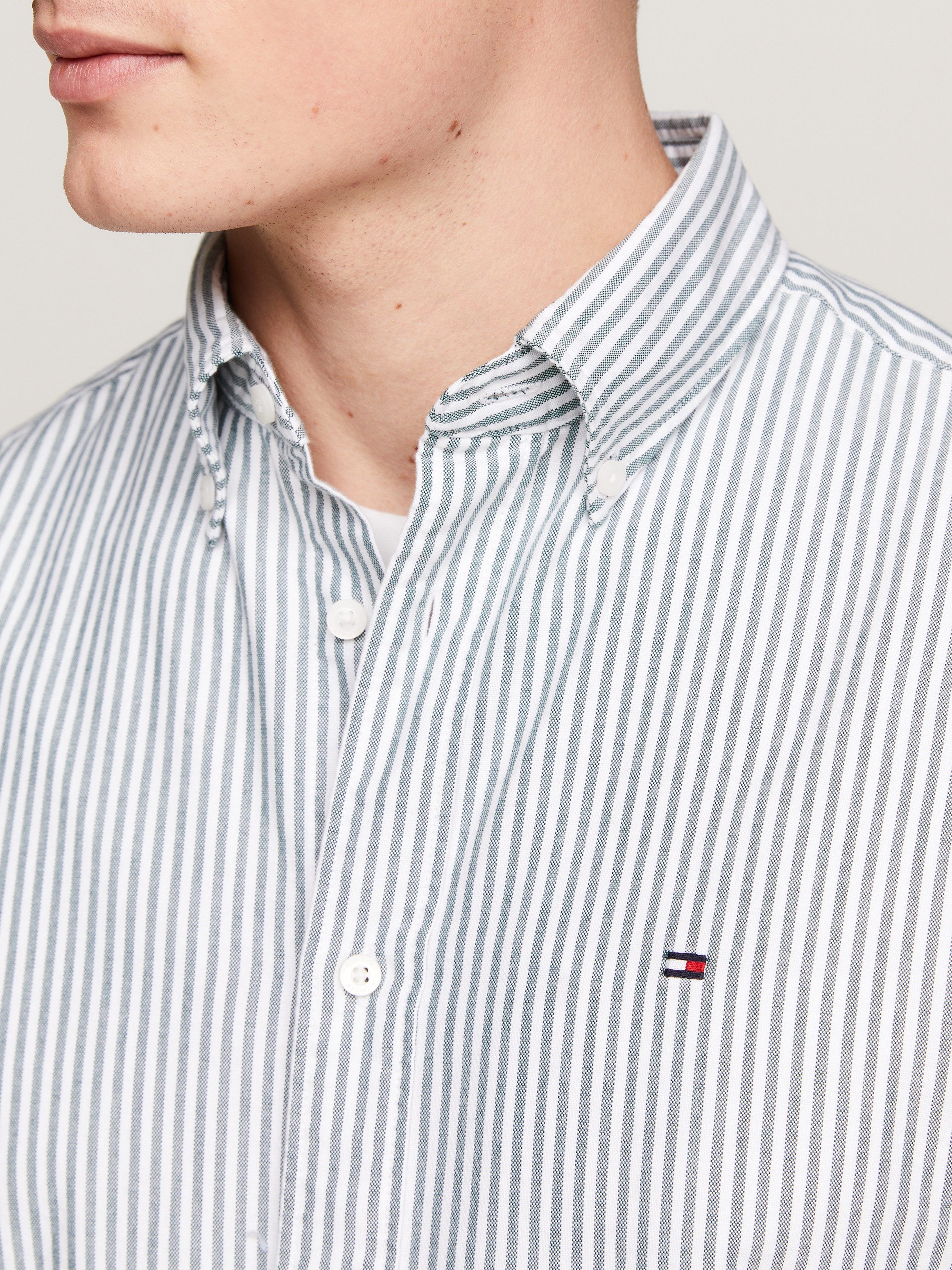 Tommy Hilfiger Overhemd met lange mouwen HERITAGE OXFORD STRIPE RF SHIRT