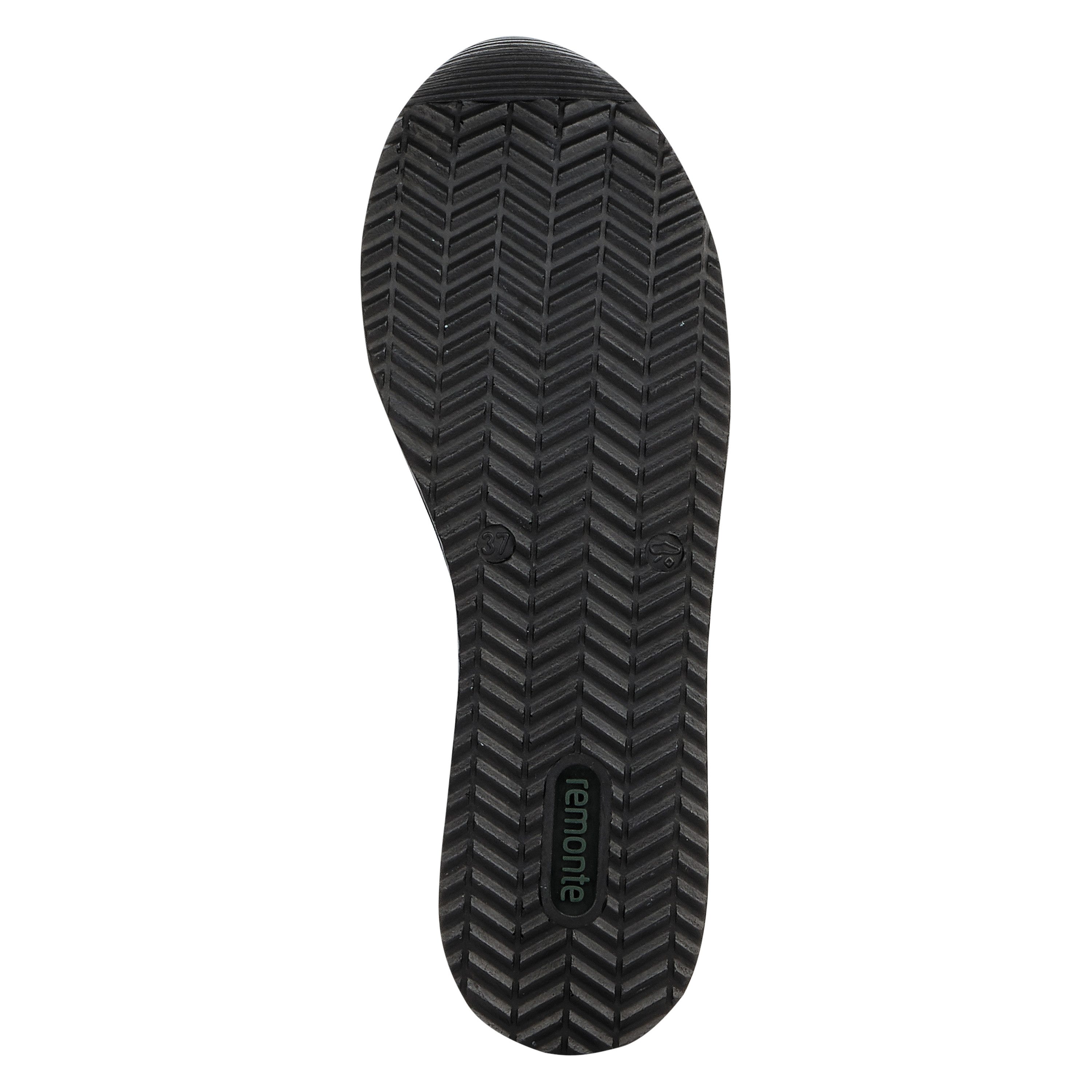 Remonte Plateausneakers , vrijetijdsschoen, halfschoen, veterschoen met gepolsterde schacht