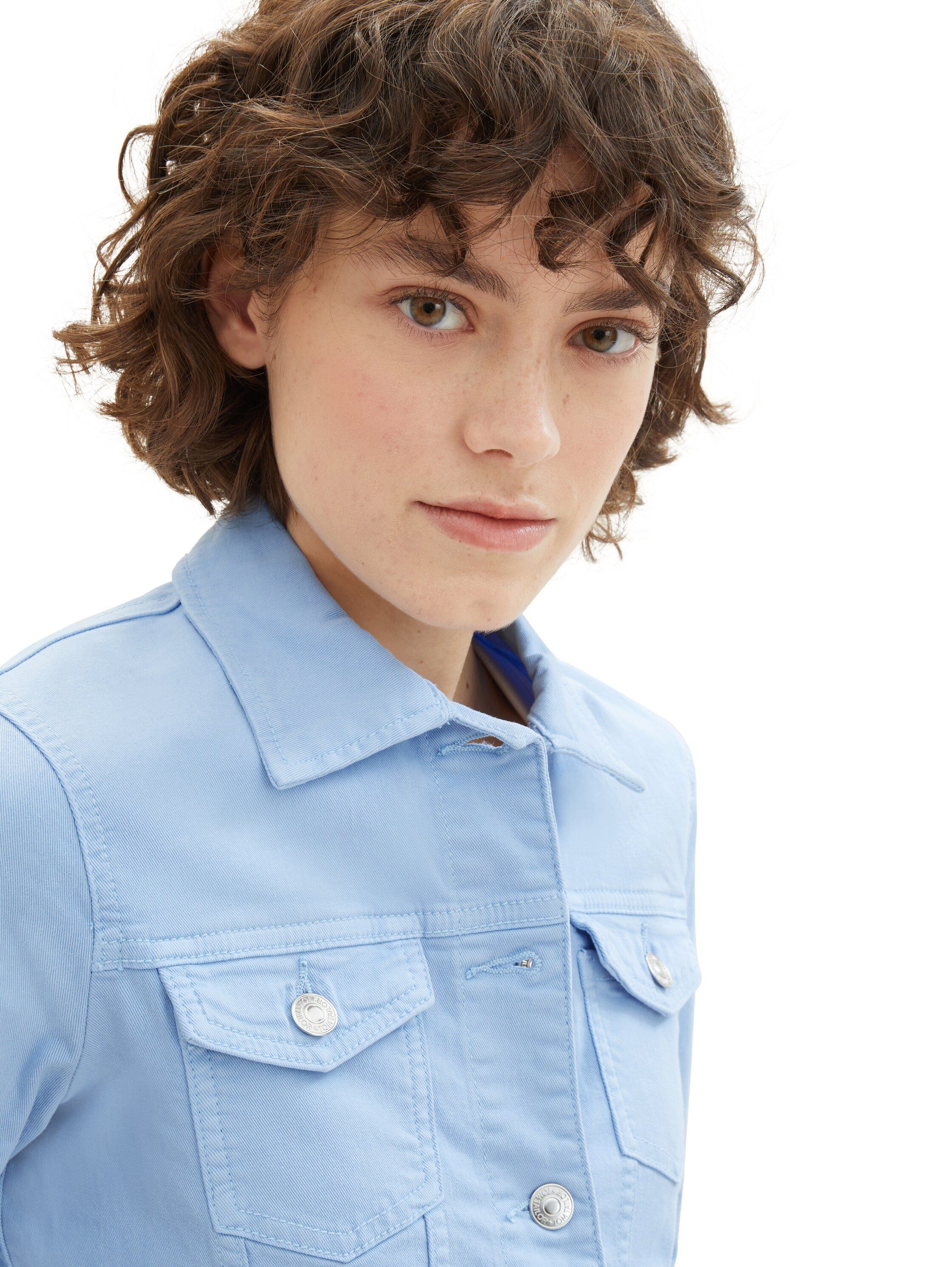 Tom Tailor Jeansjack met stijlvolle borstzakken