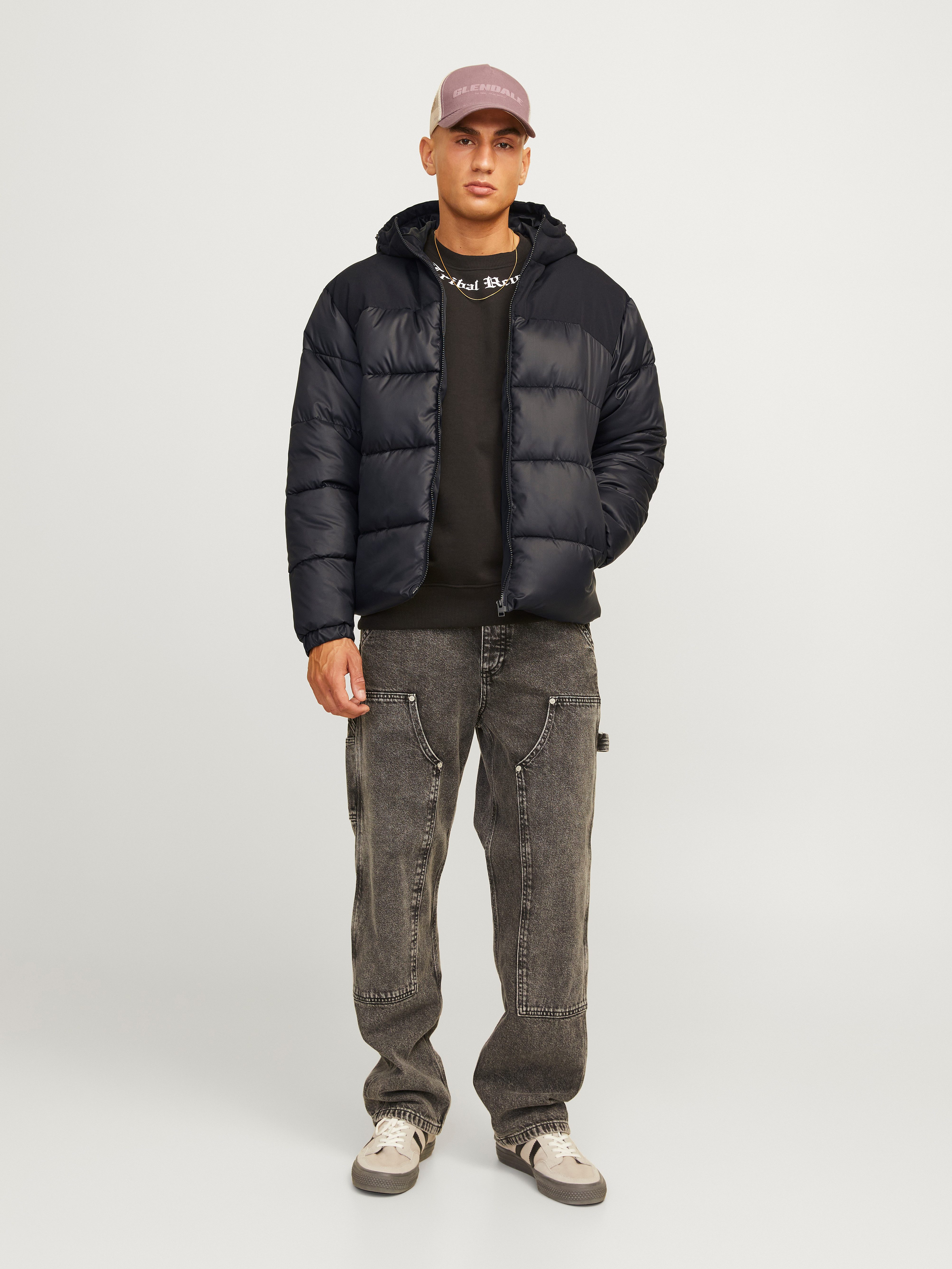 Jack & Jones Gewatteerde jas JJMOON HOOD PUFFER