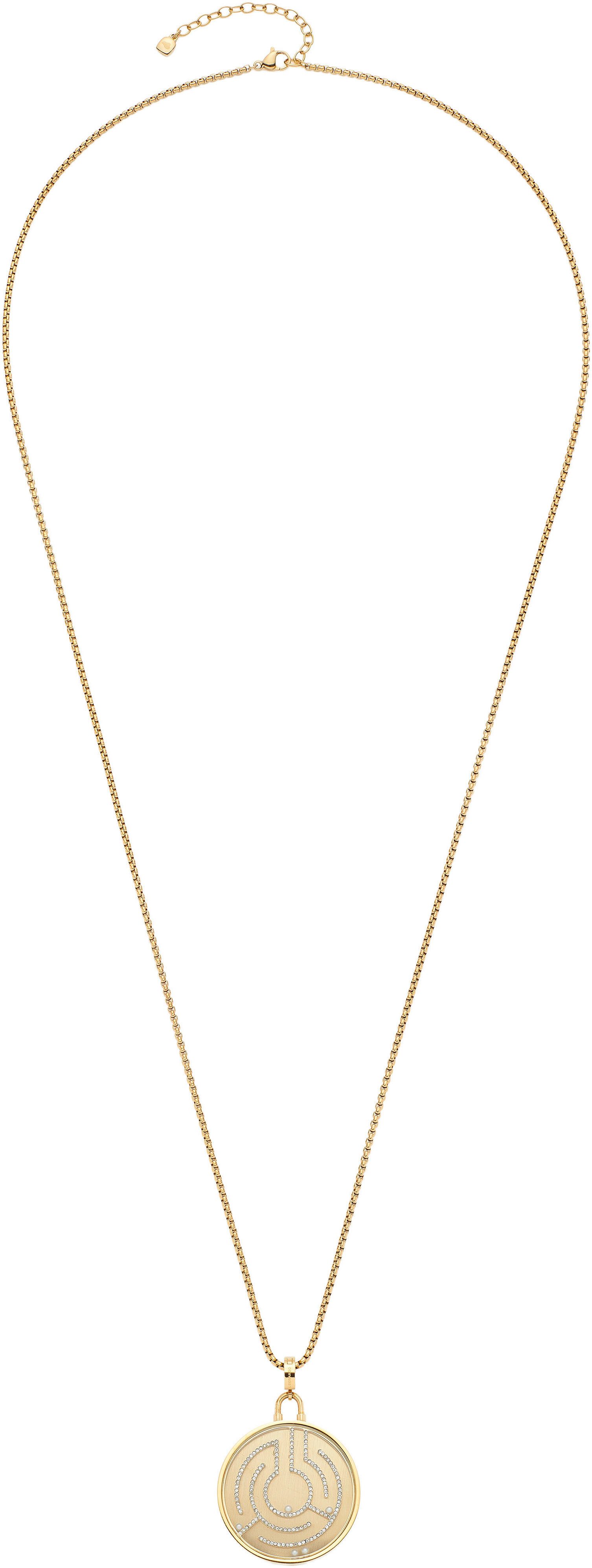 LEONARDO Ketting met hanger Halsketting Joy, 024366, 024367 met zirkonia (synth.) - met parel (geïmiteerd)
