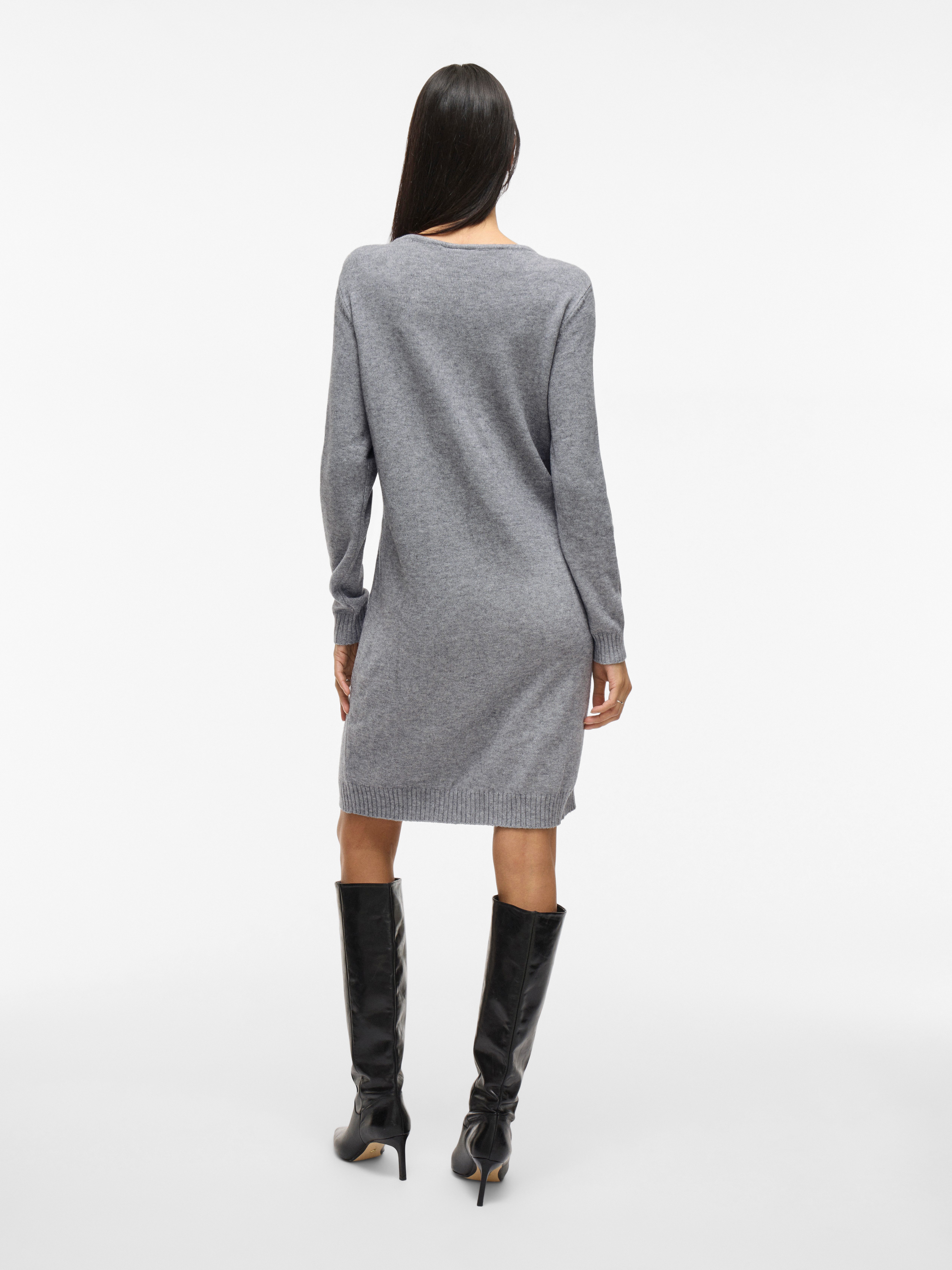 Vila Gebreide jurk VIRIL L/S KNIT DRESS - NOOS