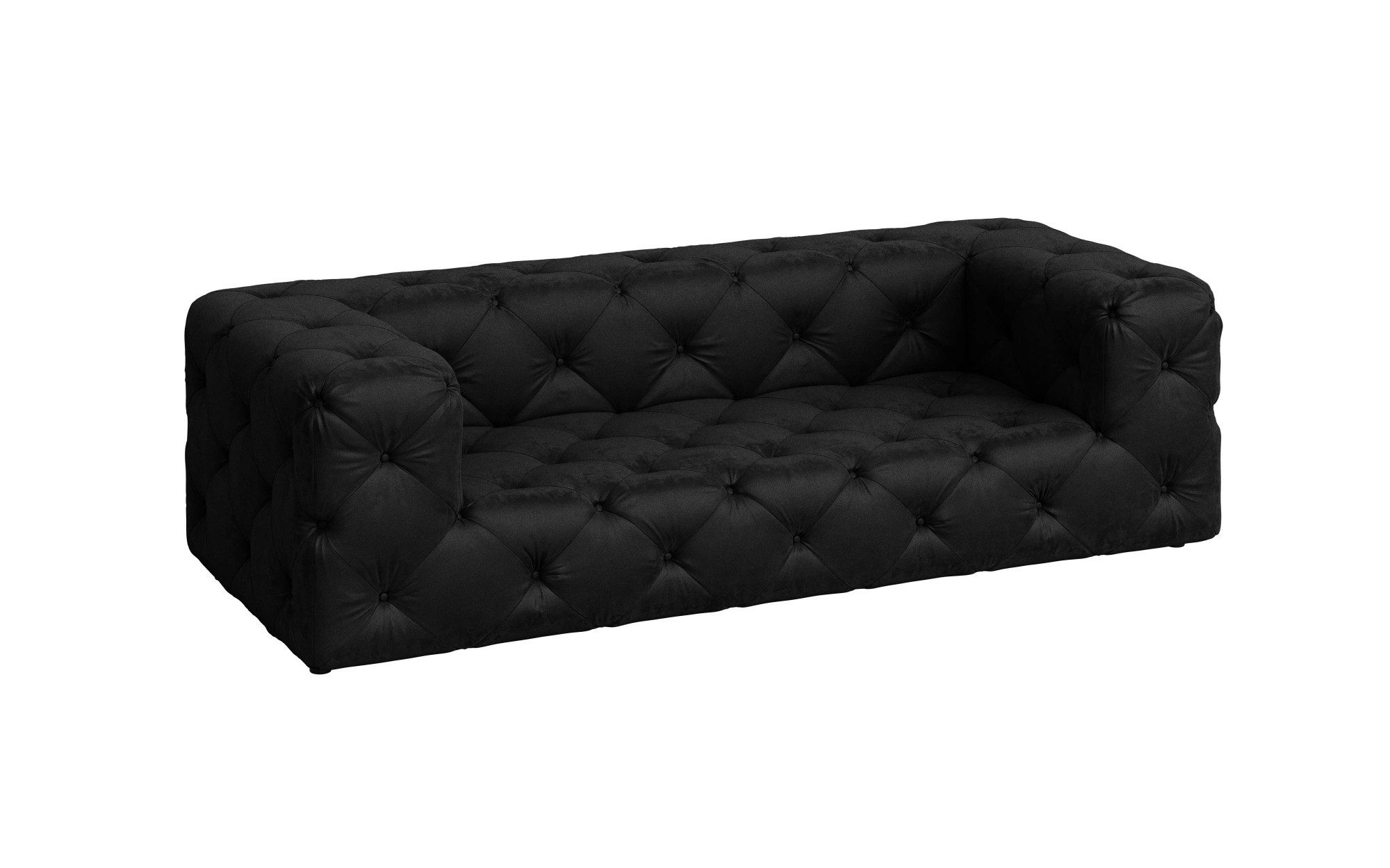 Places of Style 3-zitsbank FOLLINA 3-zits bank met klassieke chesterfield knoopverwerking