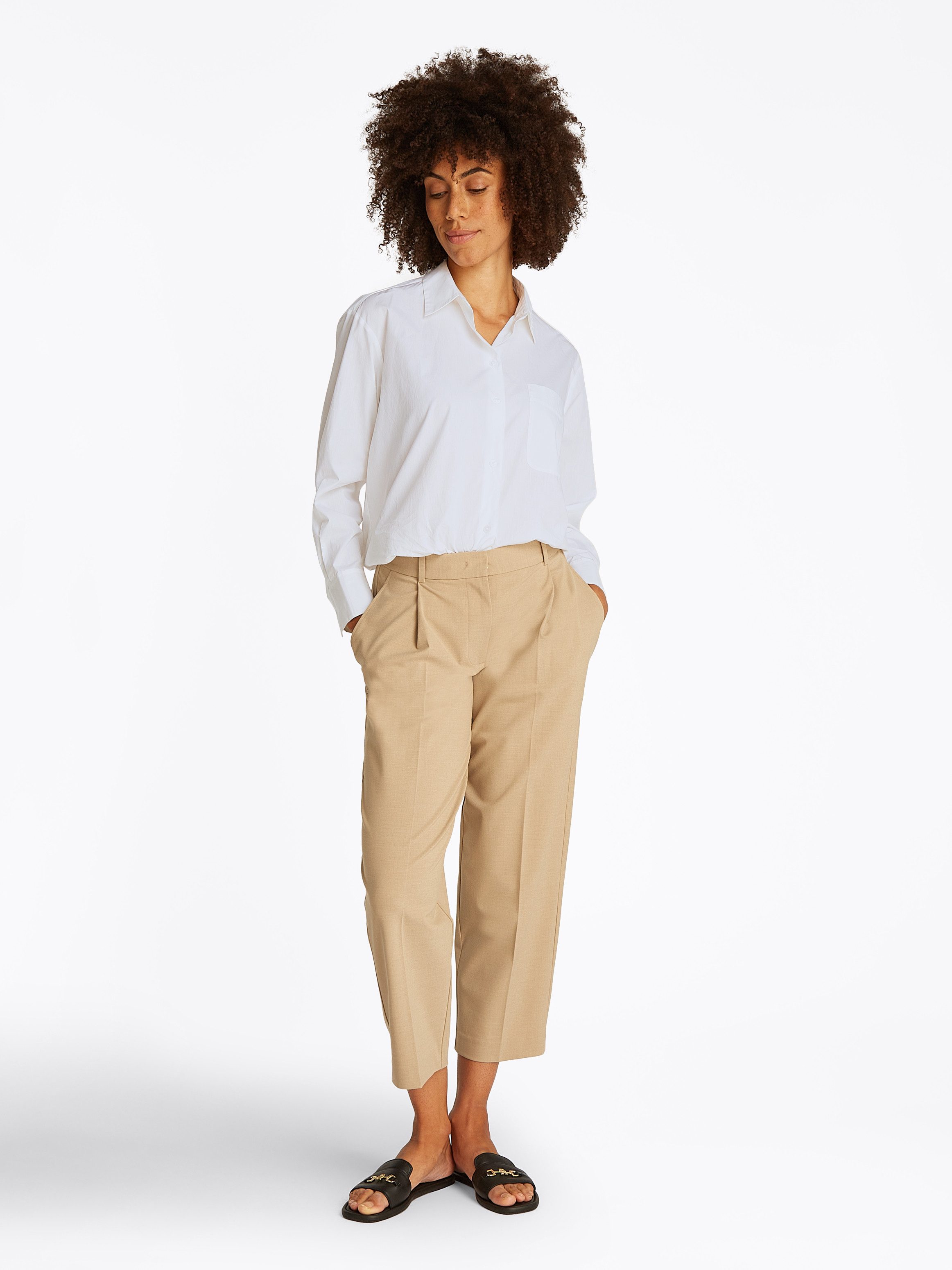 Tommy Hilfiger Overhemdblouse ESS POPLIN EASY FIT SHIRT