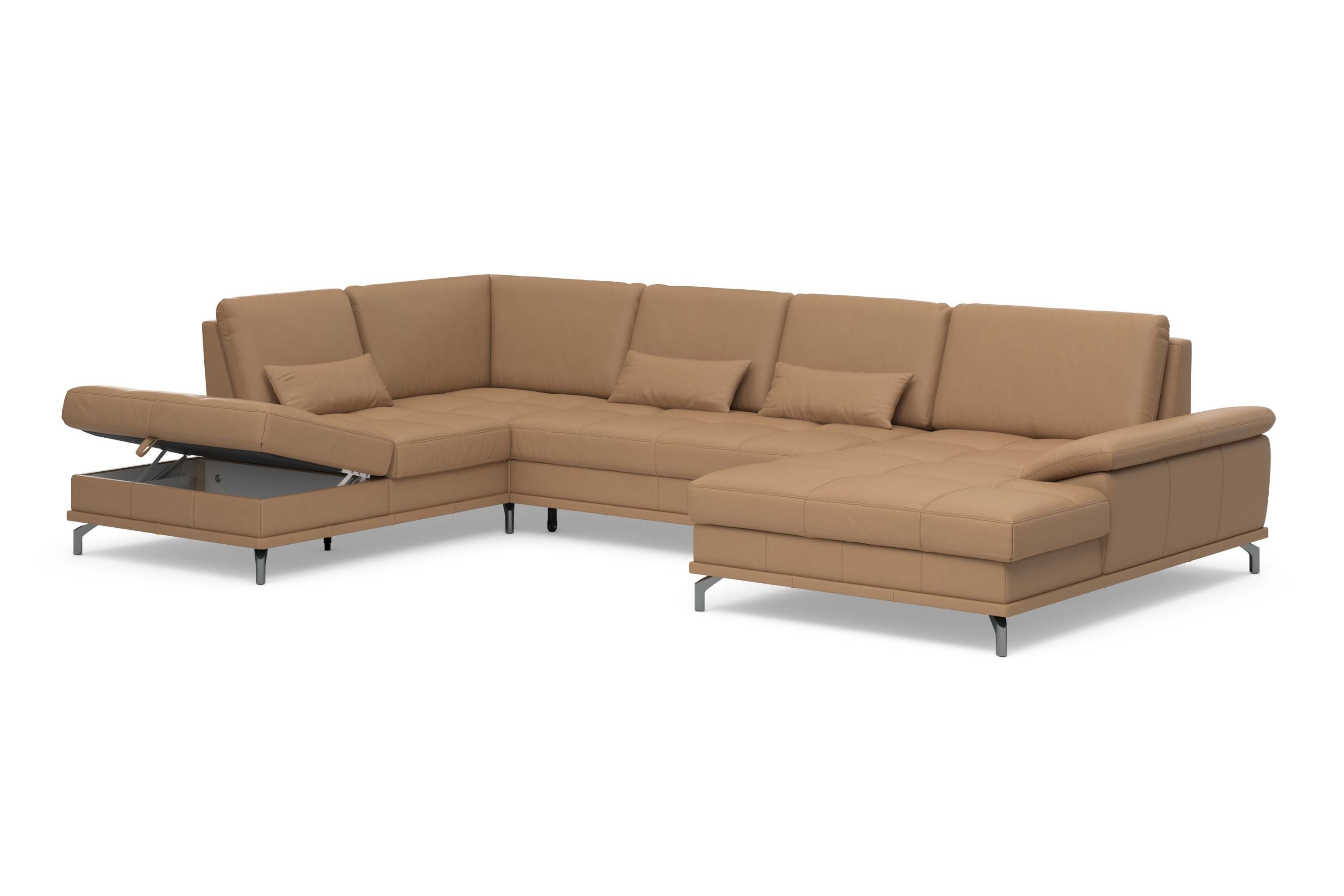 Places of Style Zithoek Costello U-vorm, met zitdiepteverstelling, armleuningverstelling en