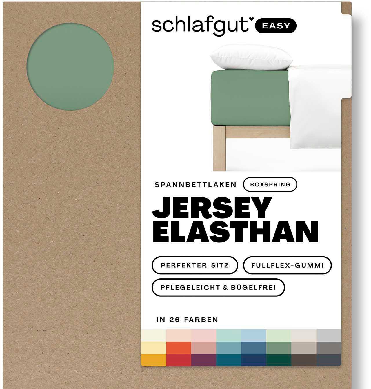 Schlafgut Hoeslaken EASY jersey elastaan boxspring (1 stuk)