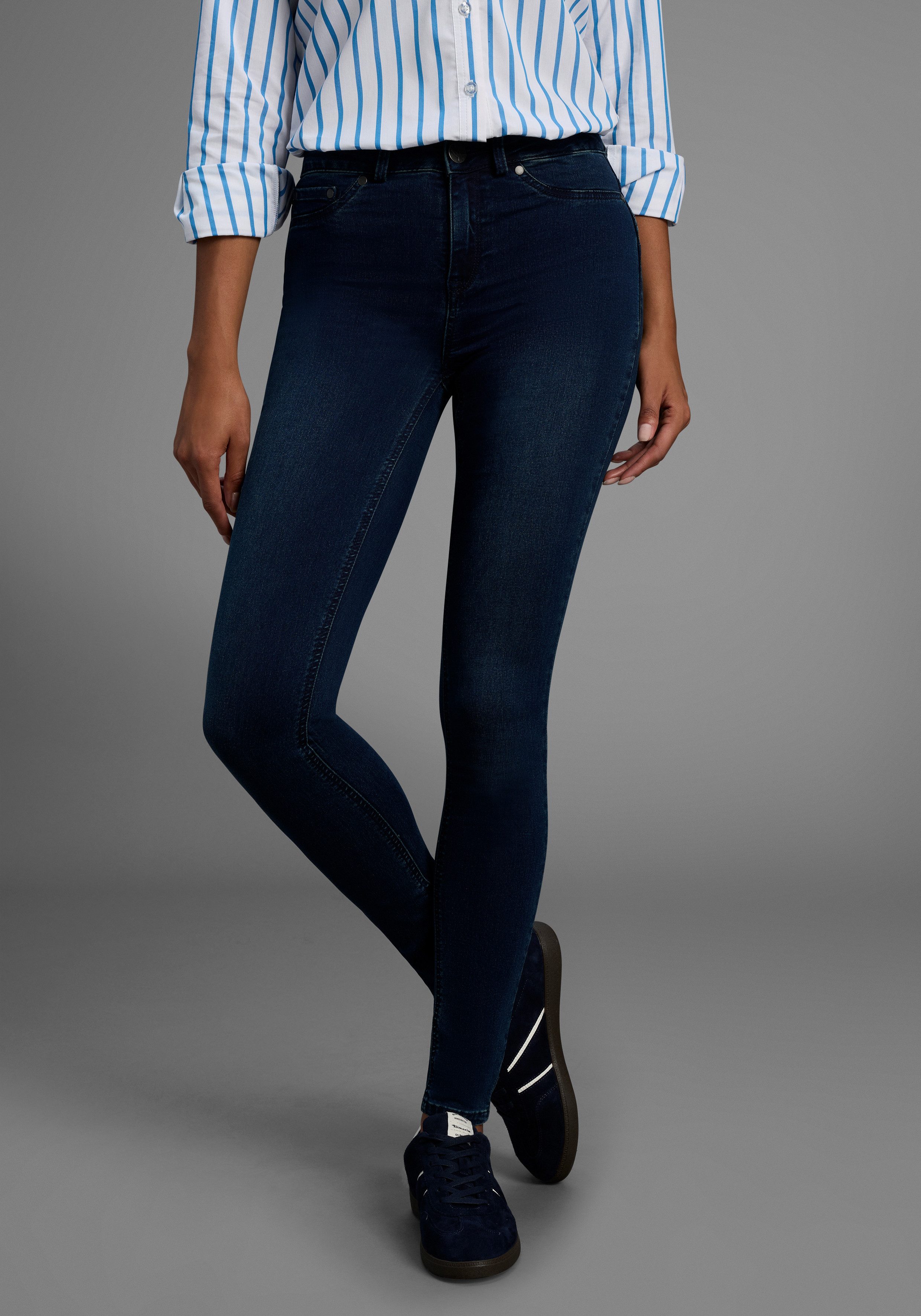 Arizona Skinny fit jeans Ultra Stretch skinny-fit, geaccentueerde taille, shaping-effect, high waist
