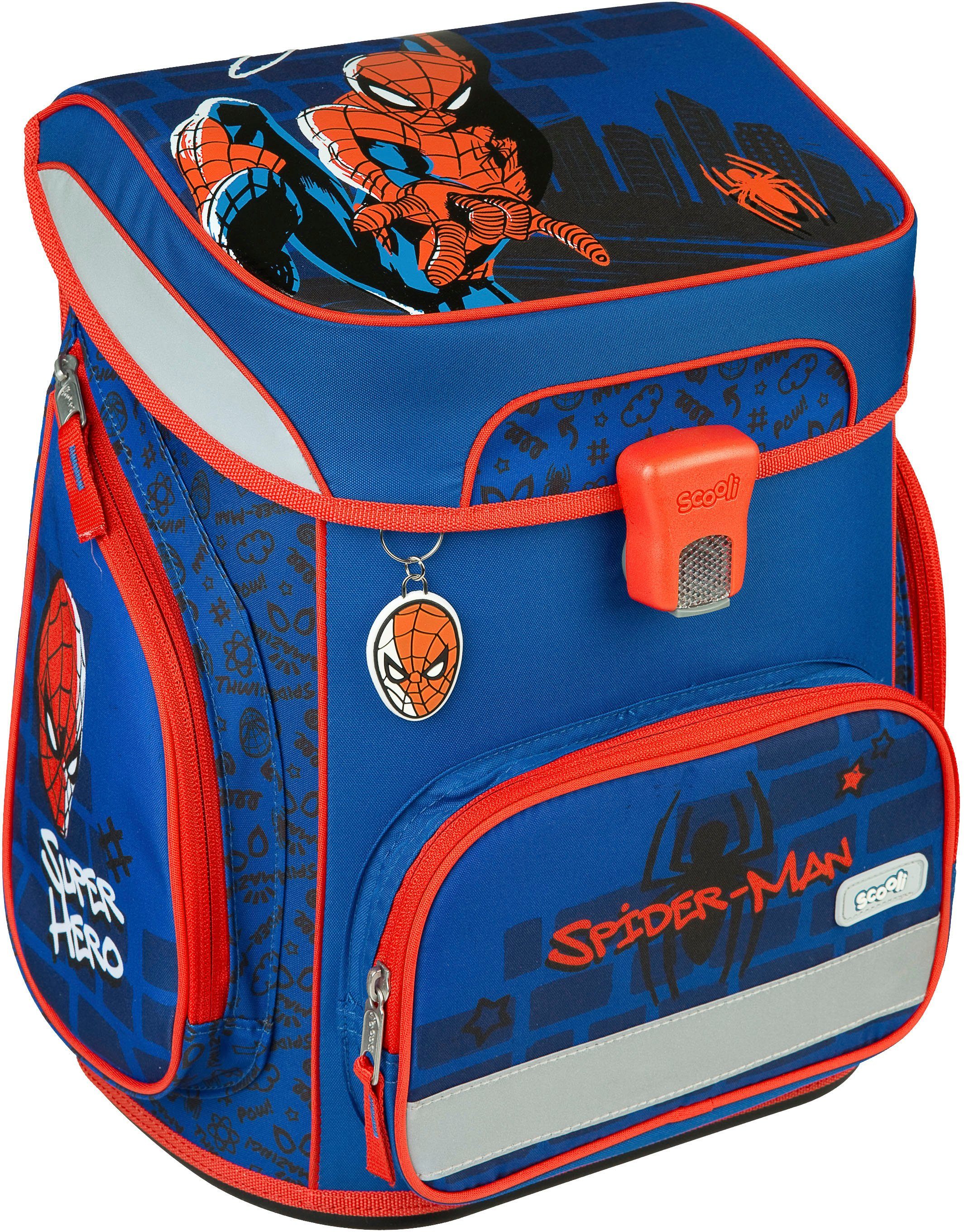 Scooli Schooltas EasyFit, Spider Man (set, 5-delig)