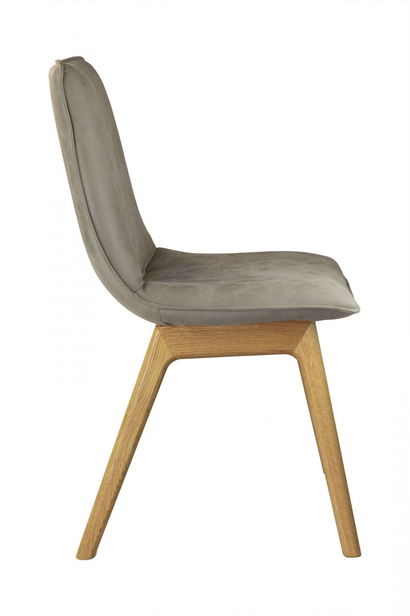 andas Eetkamerstoel Ramon met massief houten poten, verschillende stoffen (set, 2 stuks)
