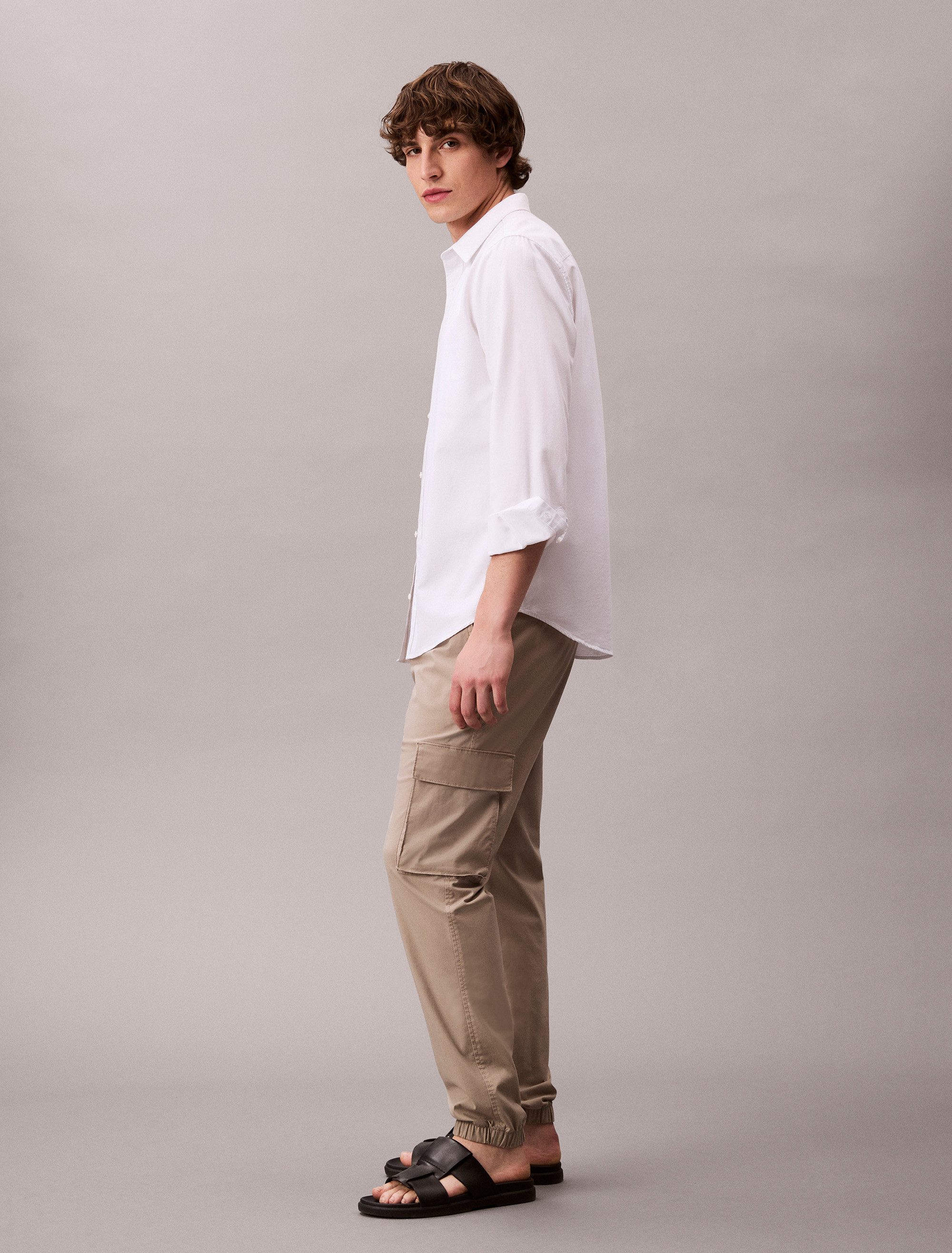 Calvin Klein Cargobroek PLL ON SKNNY CRG RPS Met elastische taille
