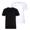 only  sons t-shirt basic life slim o-neck 2-pack (set, 2-delig, set van 2) wit