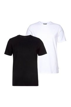 only  sons t-shirt basic life slim o-neck 2-pack (set, 2-delig, set van 2) wit