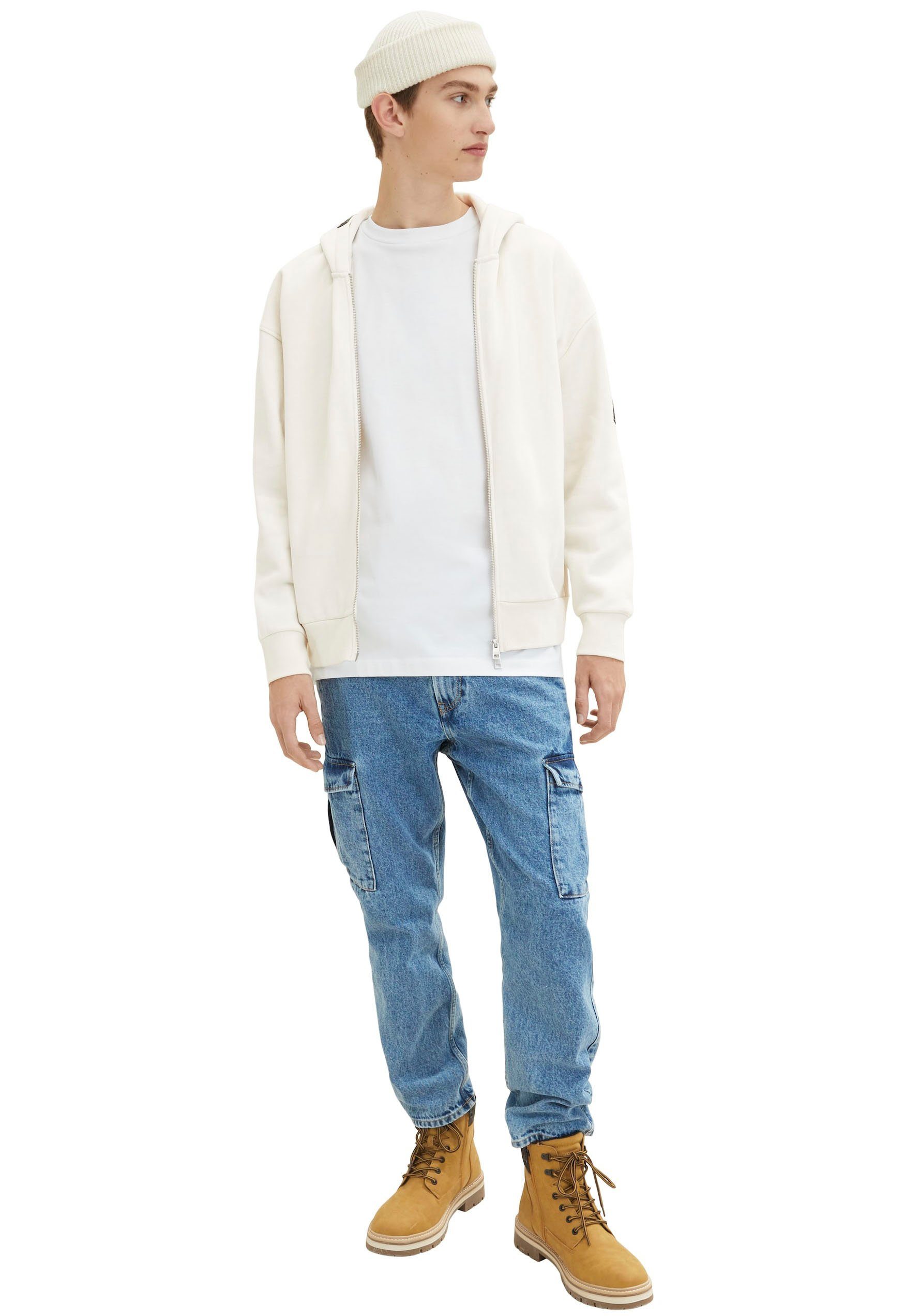 Tom Tailor Denim T-shirt in oversized pasvorm