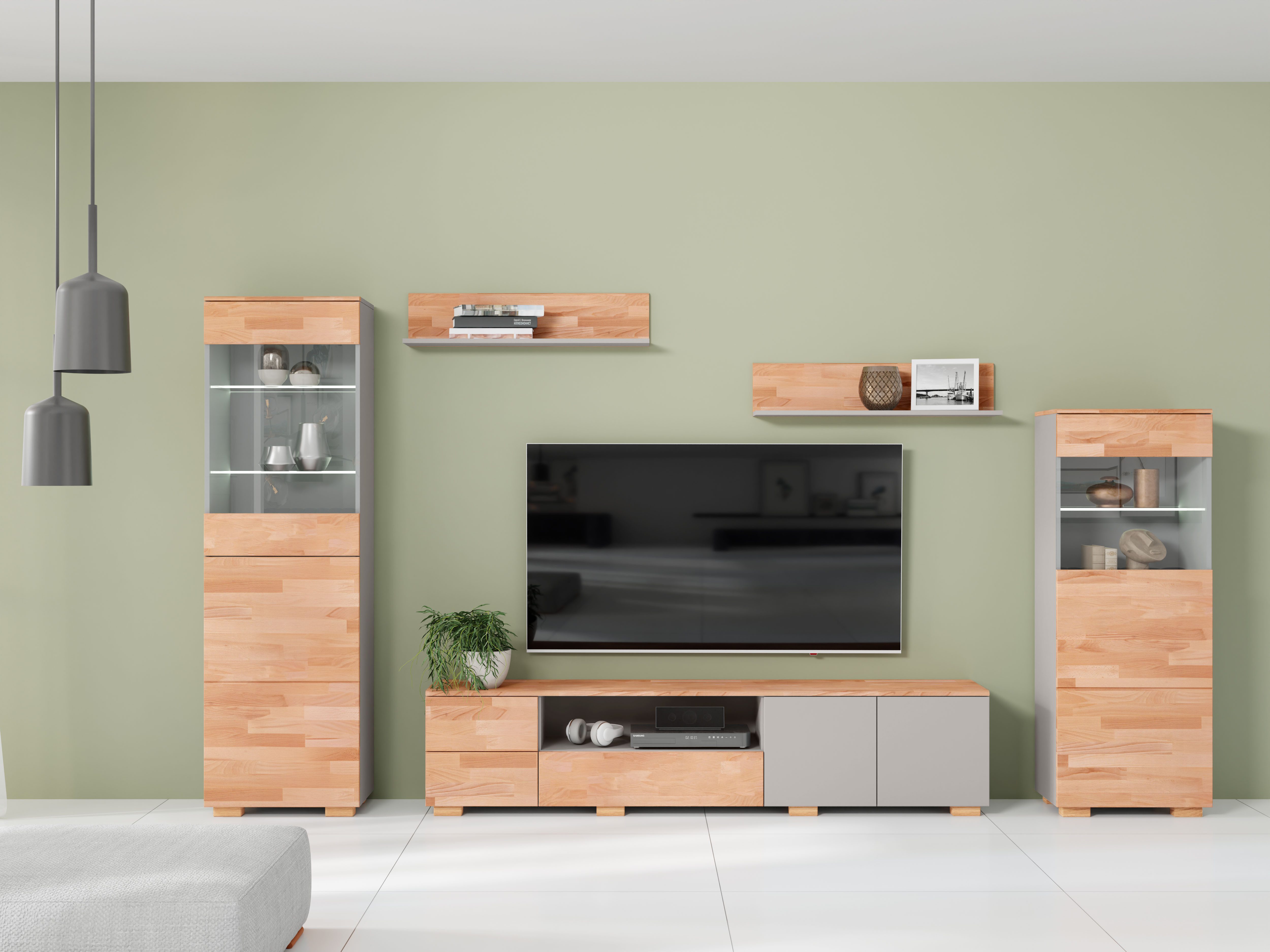 Home affaire Wandmeubel mooie moderne look (5-delig)