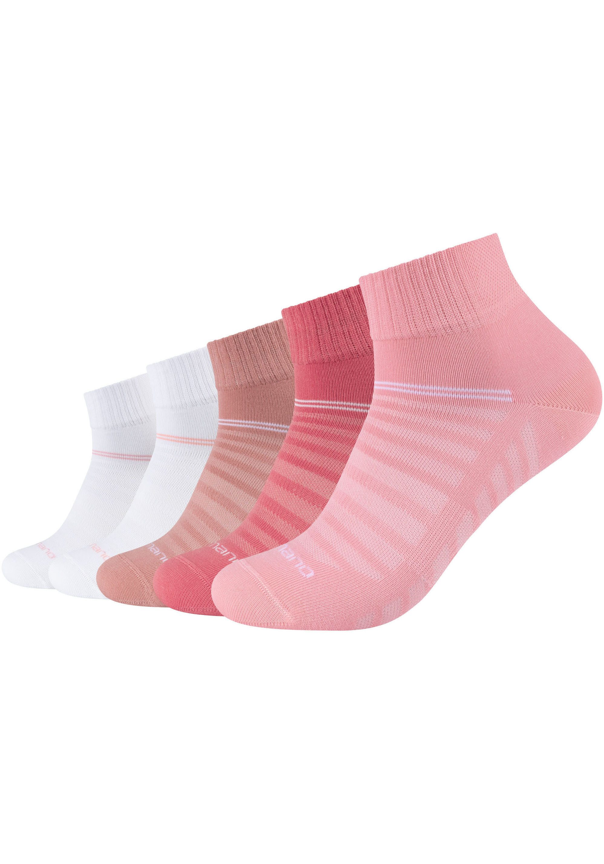 Camano Korte sokken Mesh ventilation met harmonieuze kleurverloop-look (Set van 10)