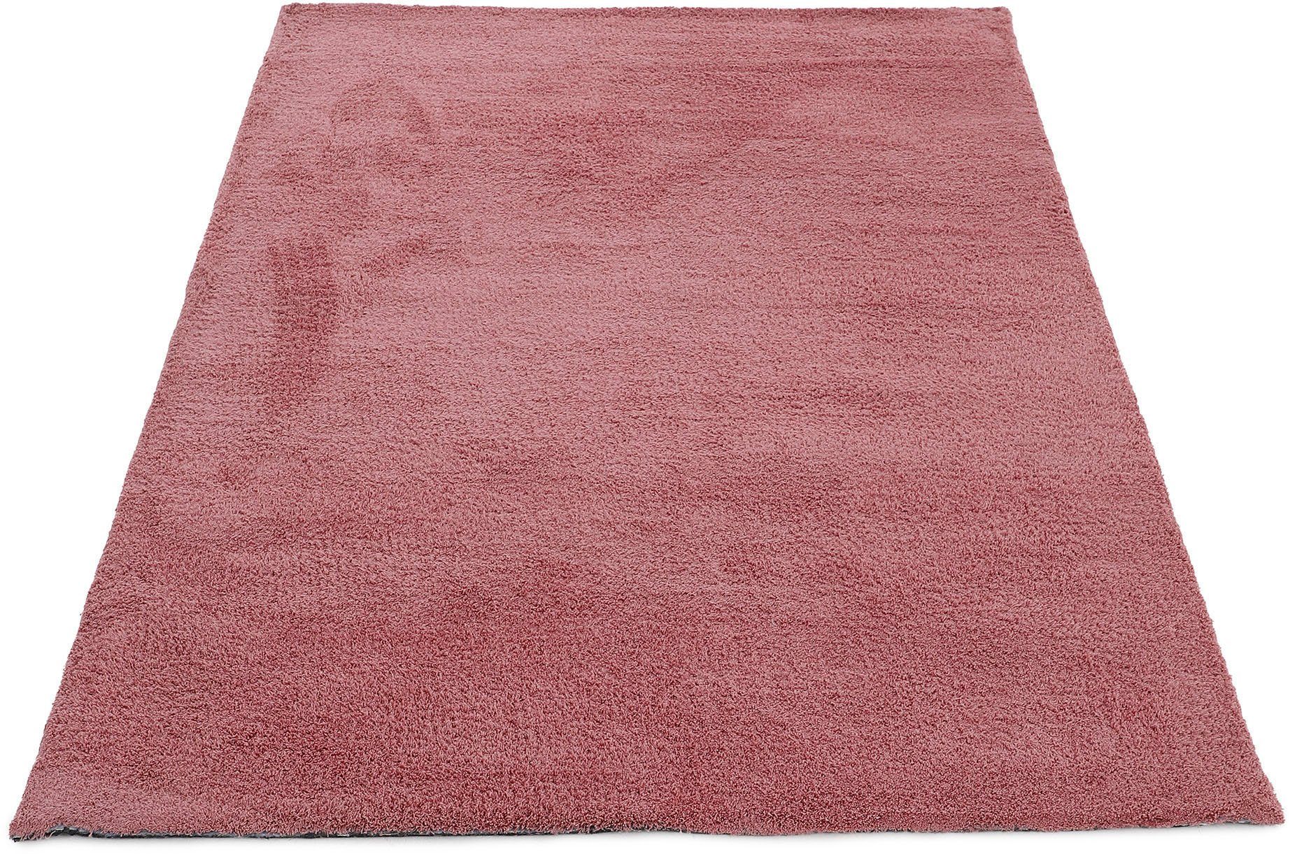 carpetfine Hoogpolig vloerkleed Silky Shaggy, langharig, effen, bijzonder zacht, handgemaakt