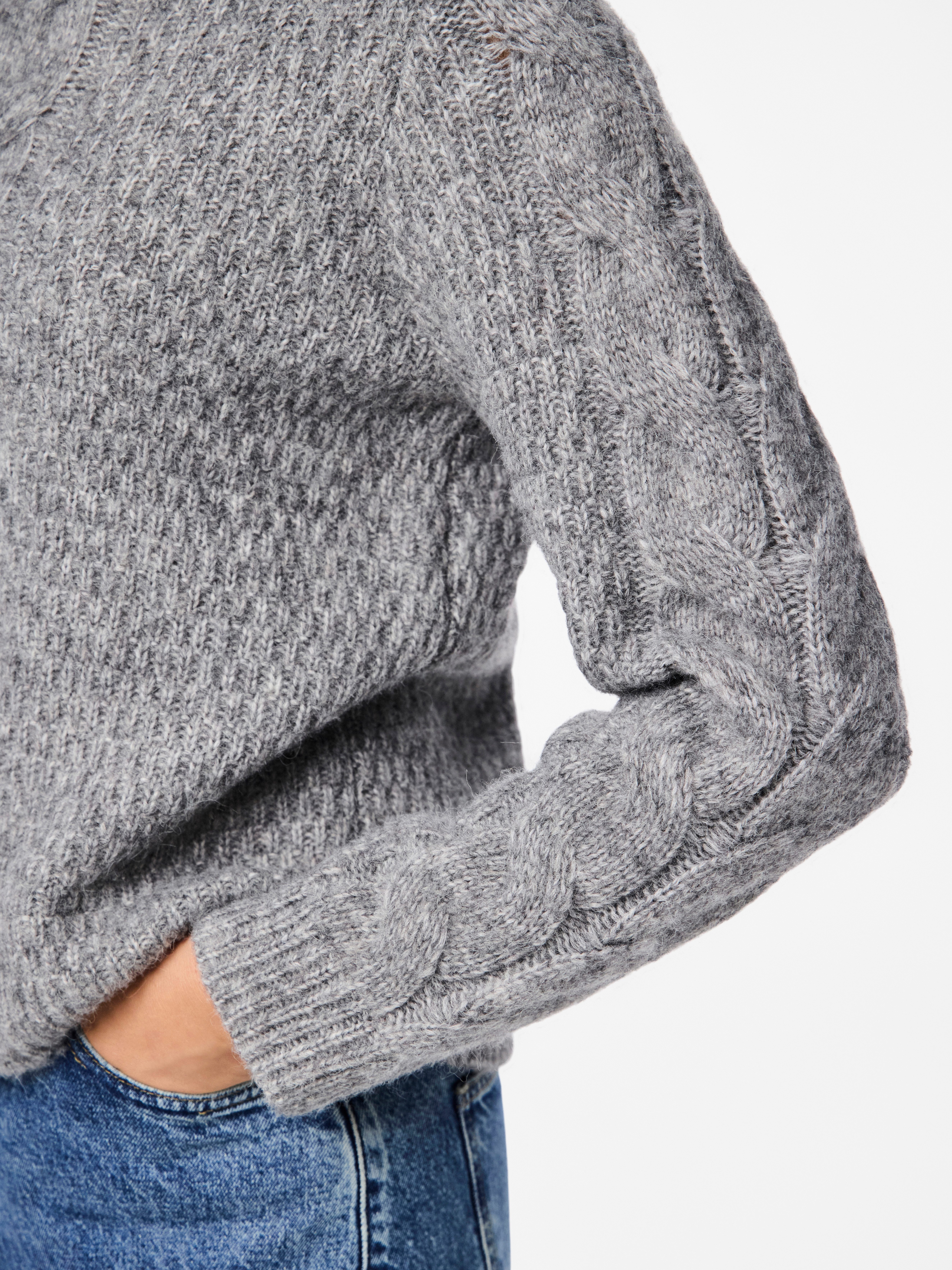 pieces Gebreide trui PCNINA LS O-NECK KNIT NOOS BC