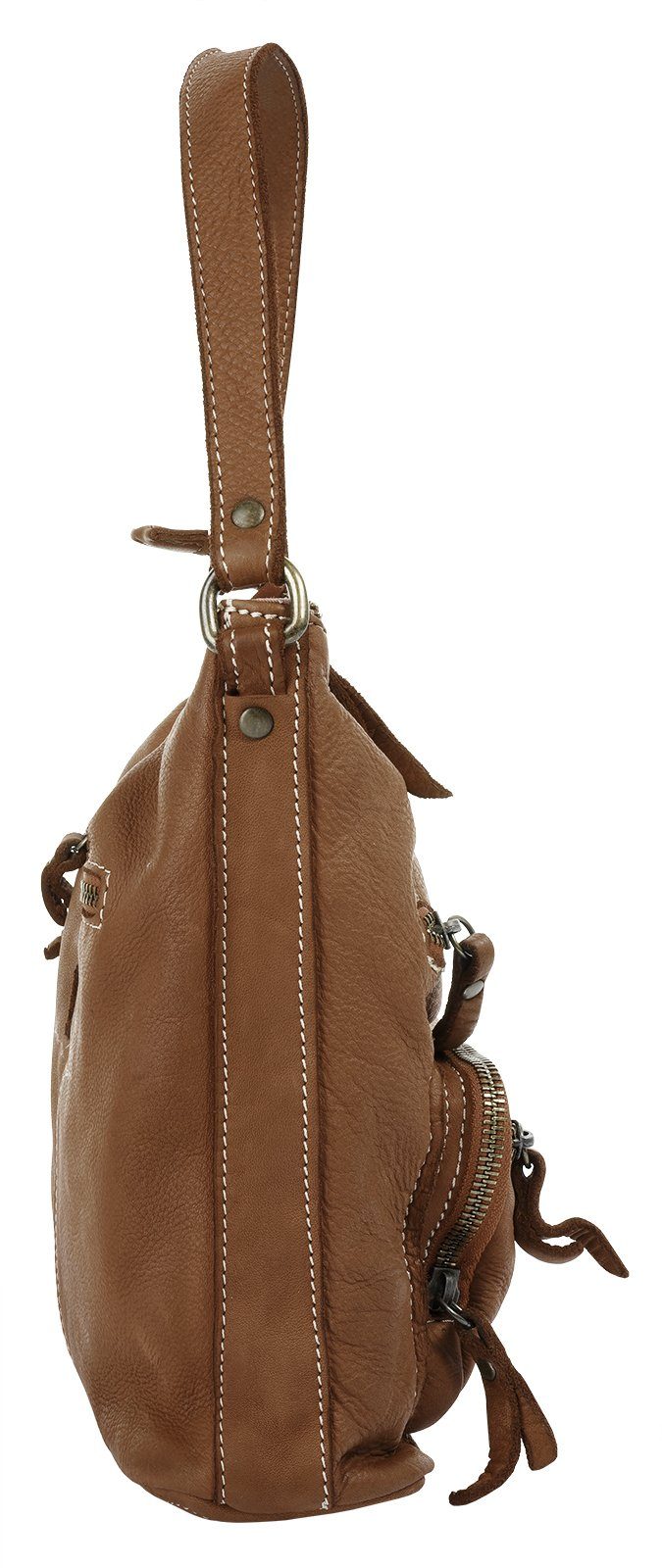 Cluty Shopper echt leer, made in italy