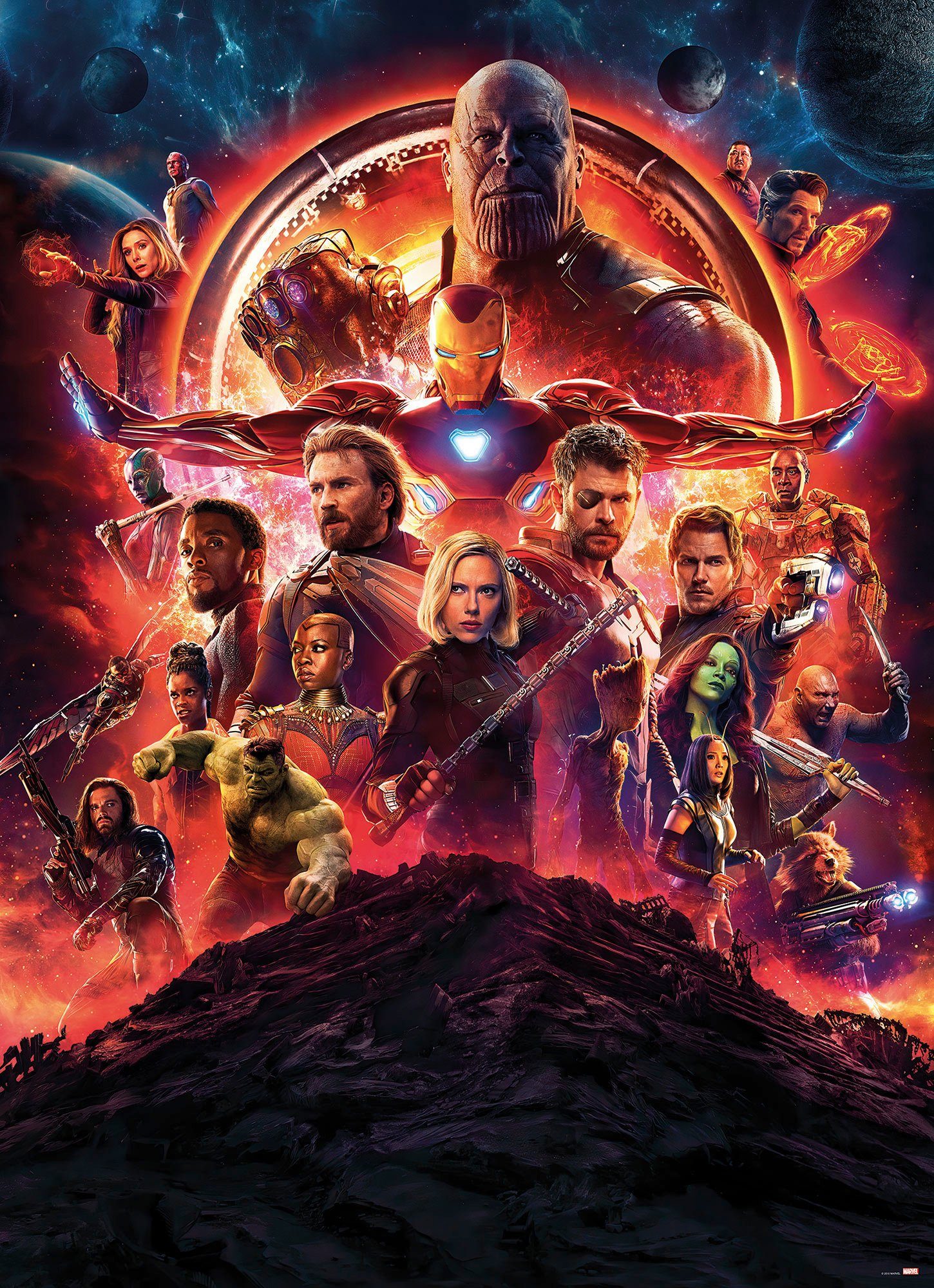 Komar Fotobehang Avengers Infinity War Movie Poster (1 stuk)