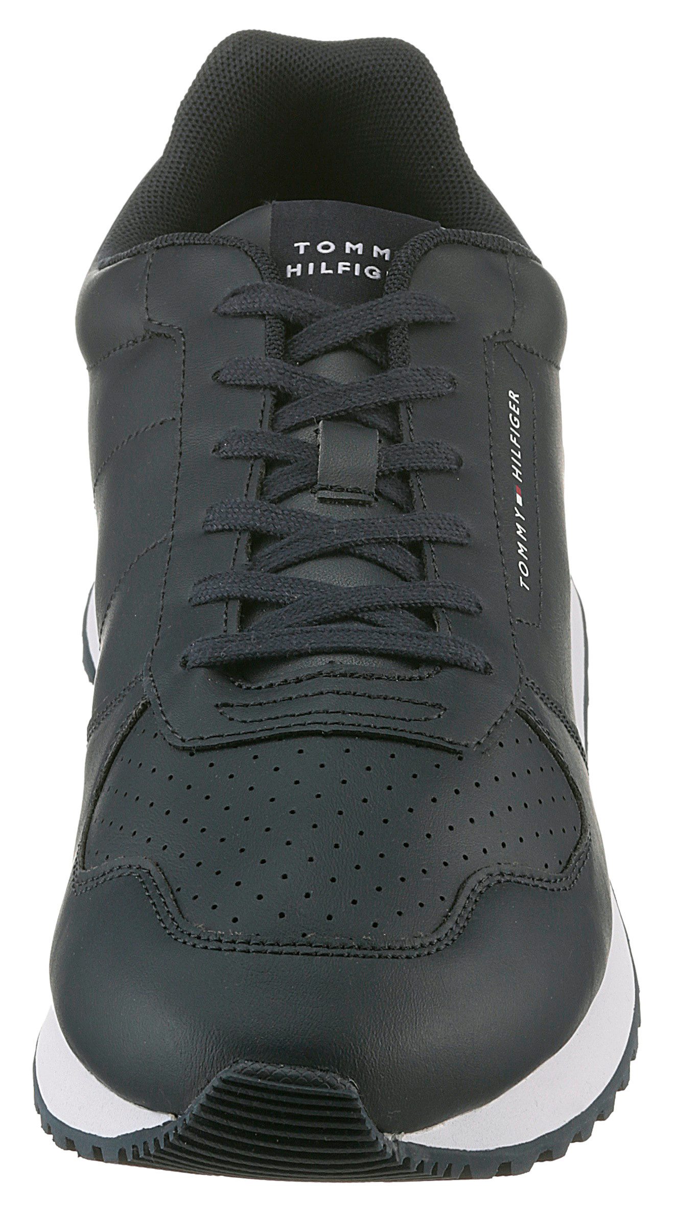 Tommy Hilfiger Sneakers NEW RUNNER EVA MIX LTH FLAG , vrijetijdsschoen, lage schoen, veterschoen met logo-opdruk