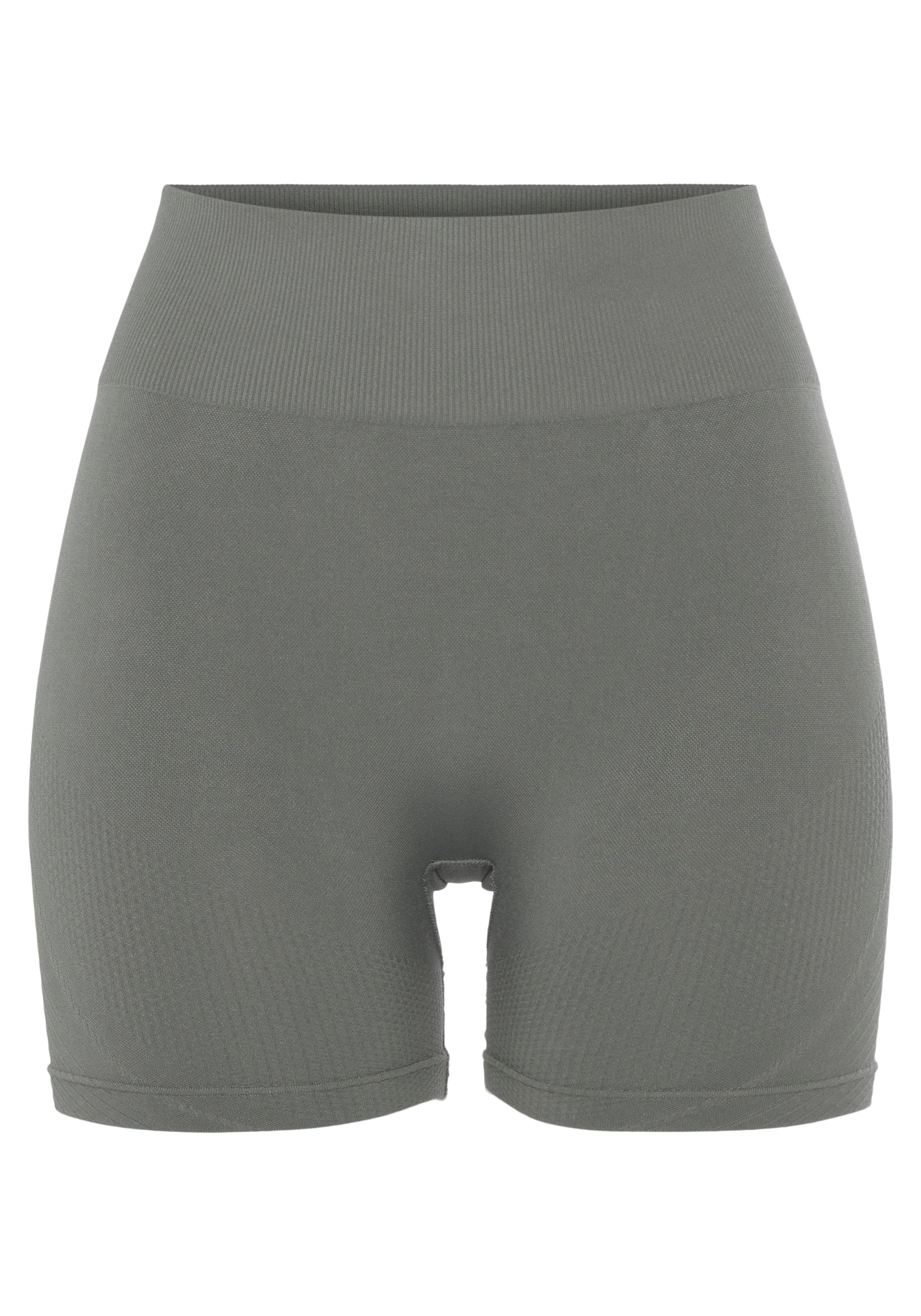 Lascana Functionele short Po Push Up met ribstructuur en shaping-effect, sportshorts