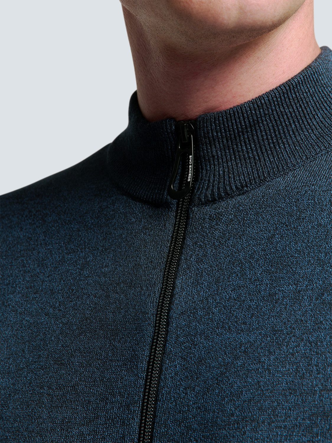 NO EXCESS Cardigan in unikleur